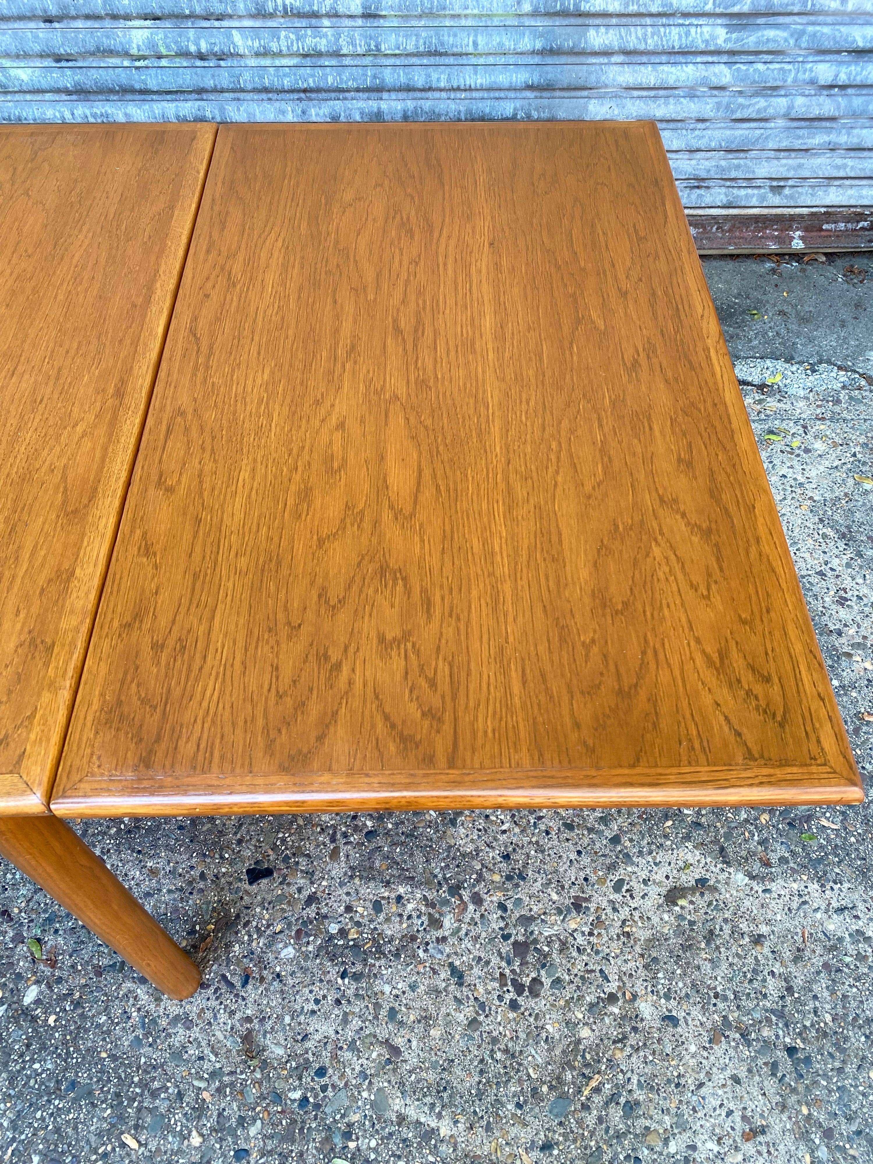 Danish Oak Refractory Dining Table 5