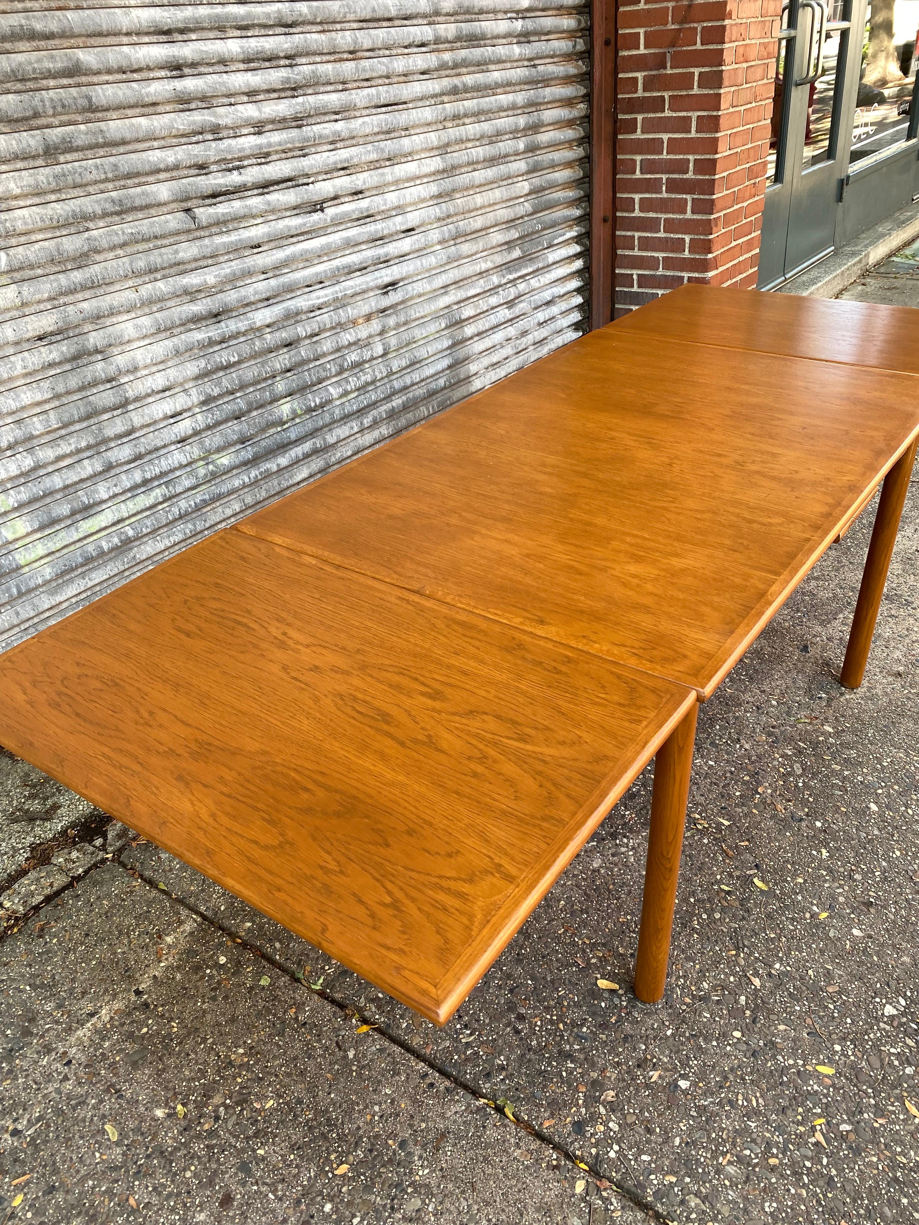 Danish Oak Refractory Dining Table 7