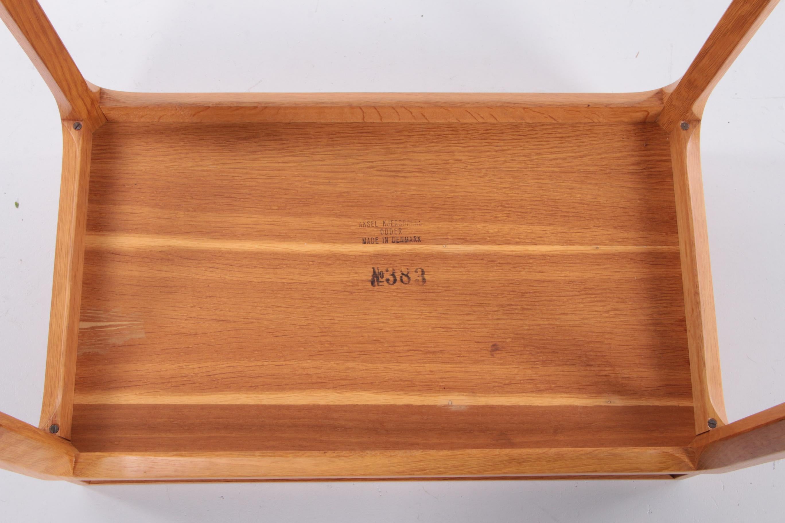 Danish Oak Side Table by Kai Kristiansen for Aksel Kjersgaard 9