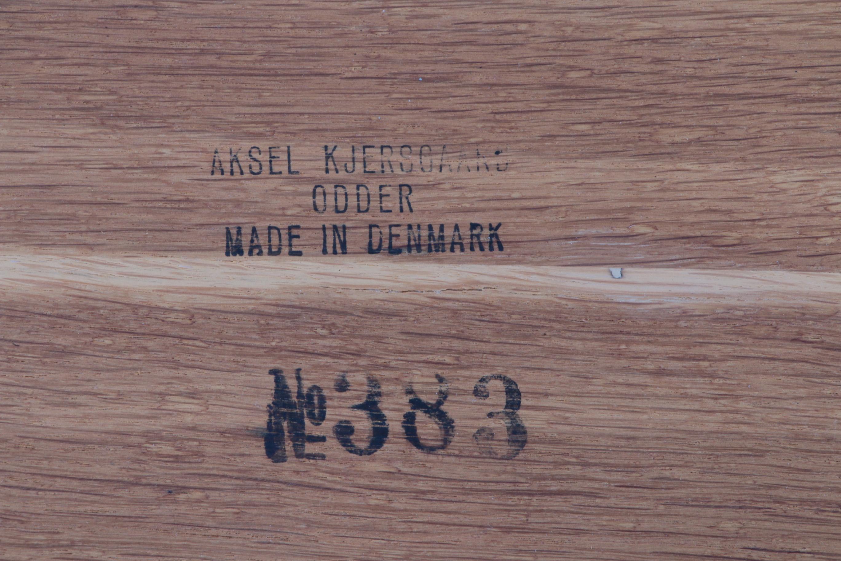 Danish Oak Side Table by Kai Kristiansen for Aksel Kjersgaard 10