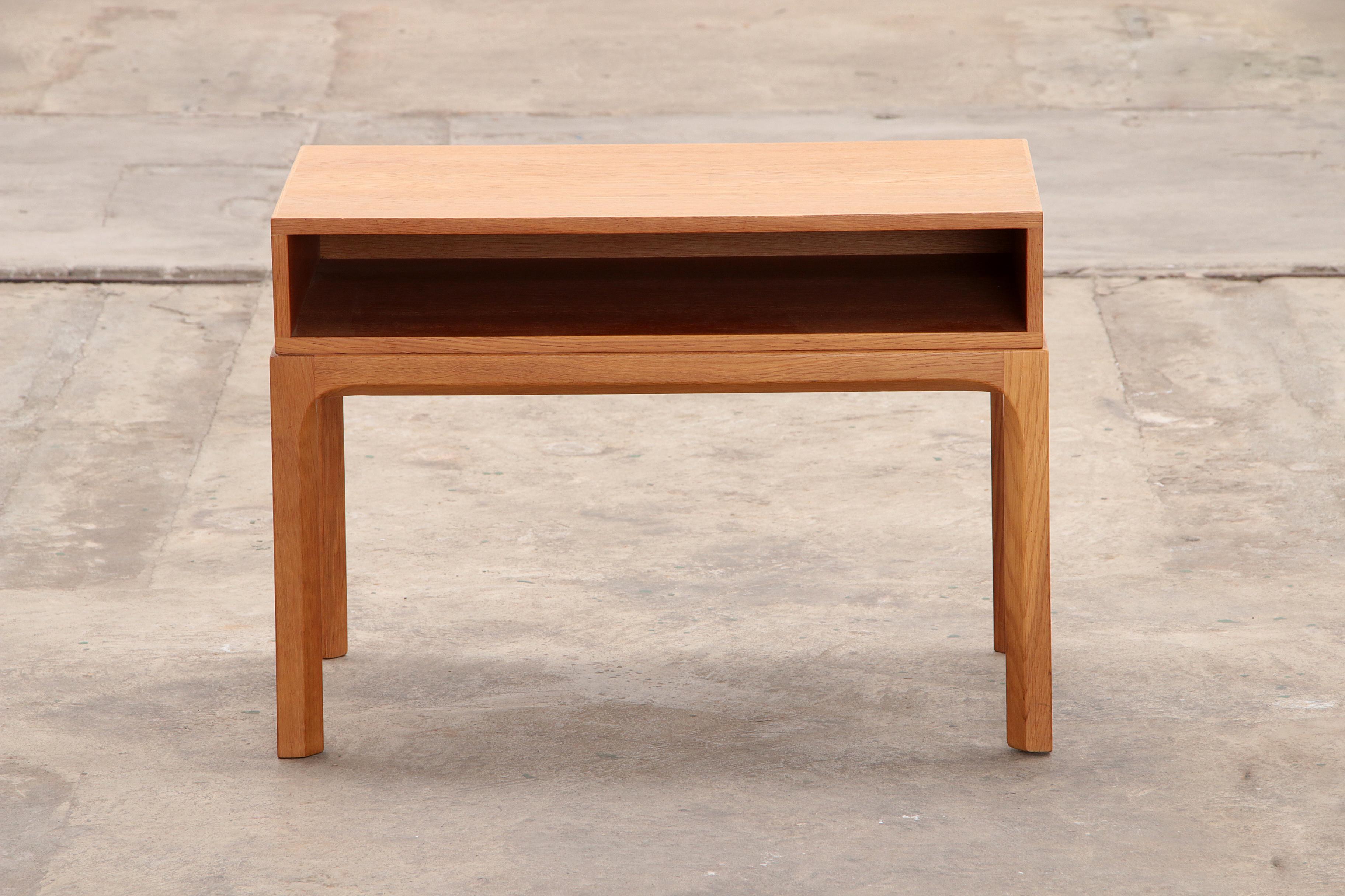 Scandinavian Modern Danish Oak Side Table by Kai Kristiansen for Aksel Kjersgaard