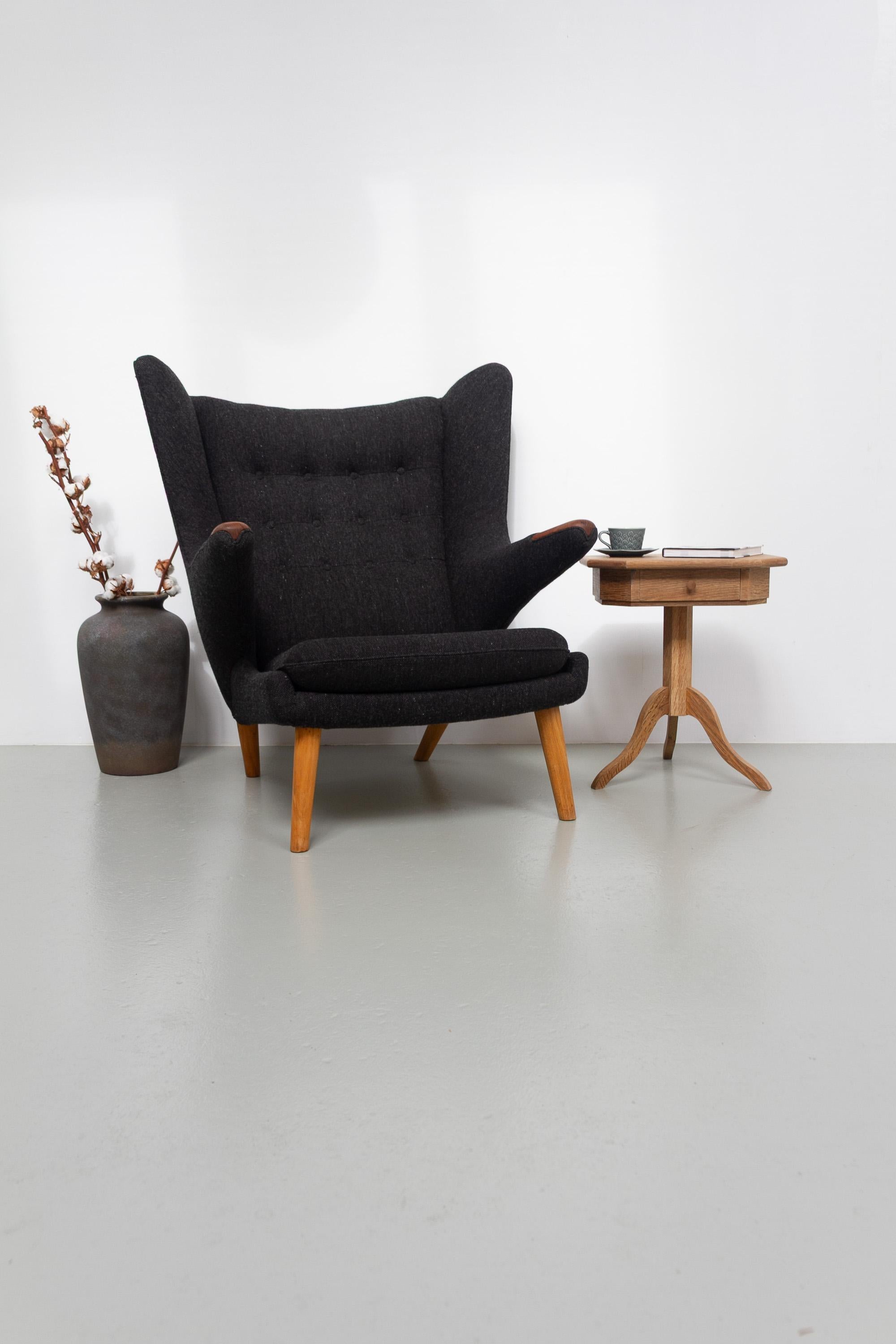 Danish Oak Side Table with Drawer, 1960s. in vendita 8