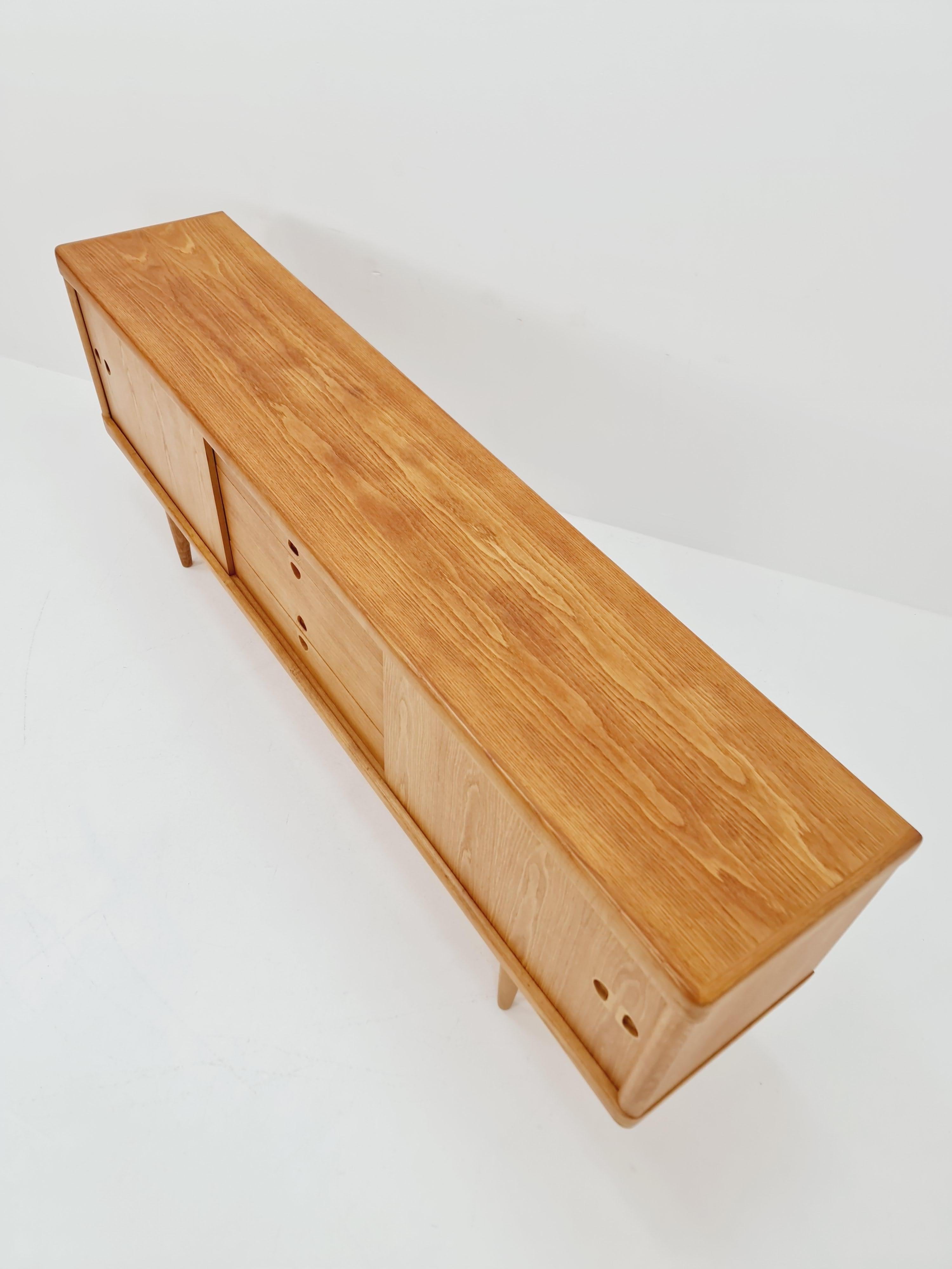 Danish Oak Sideboard by H.W Klein for Bramin, 1960s For Sale 11