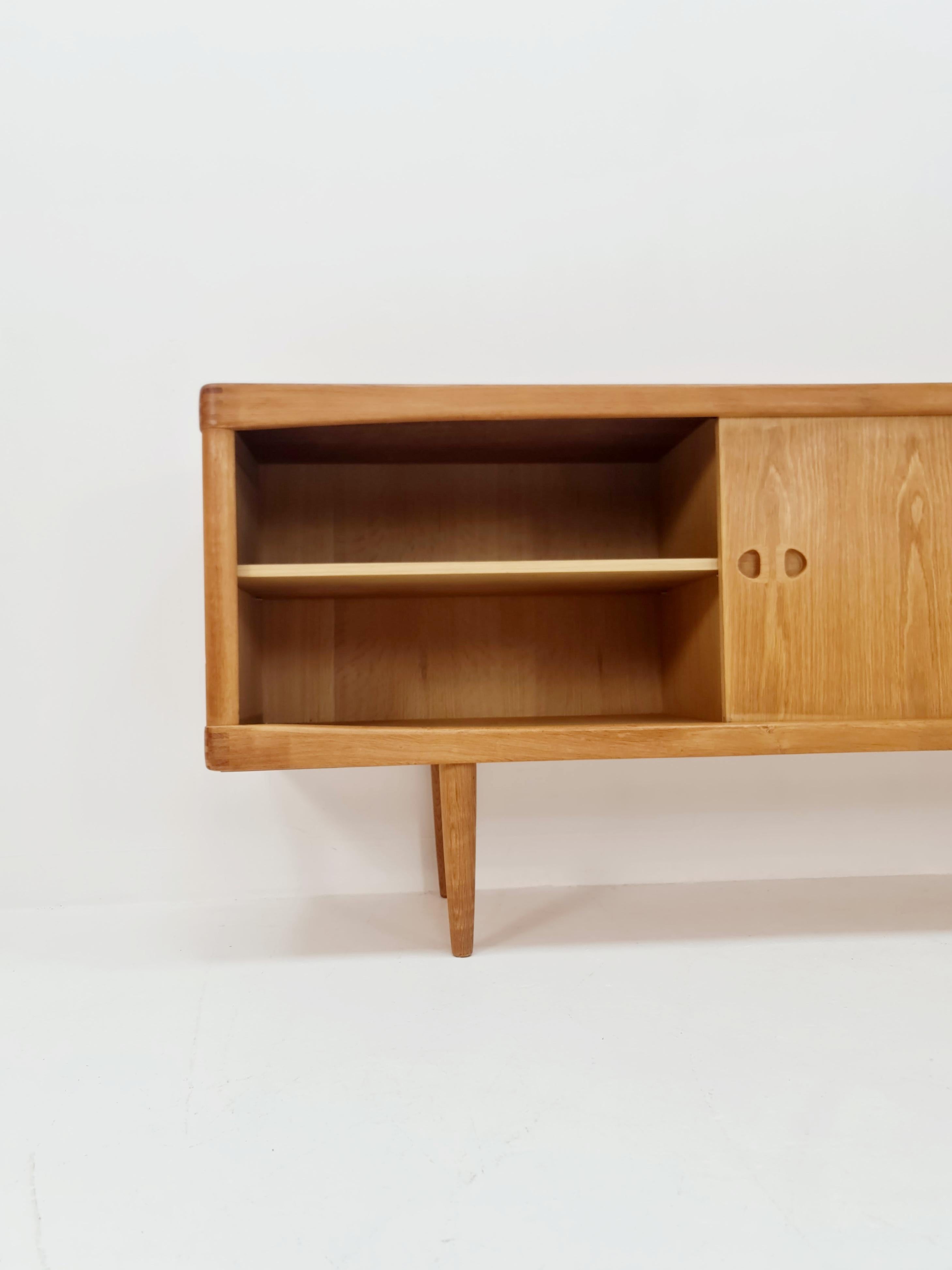 Mid-20th Century Danish Oak Sideboard by H.W Klein for Bramin, 1960s For Sale
