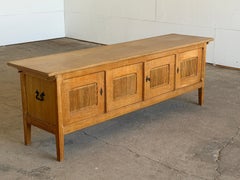 Danish Oak Sideboard Credenza by Henning Kjærnulf, 1960s