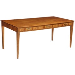 Danish Oak Writing Table by Frits Henningsen, circa 1940s