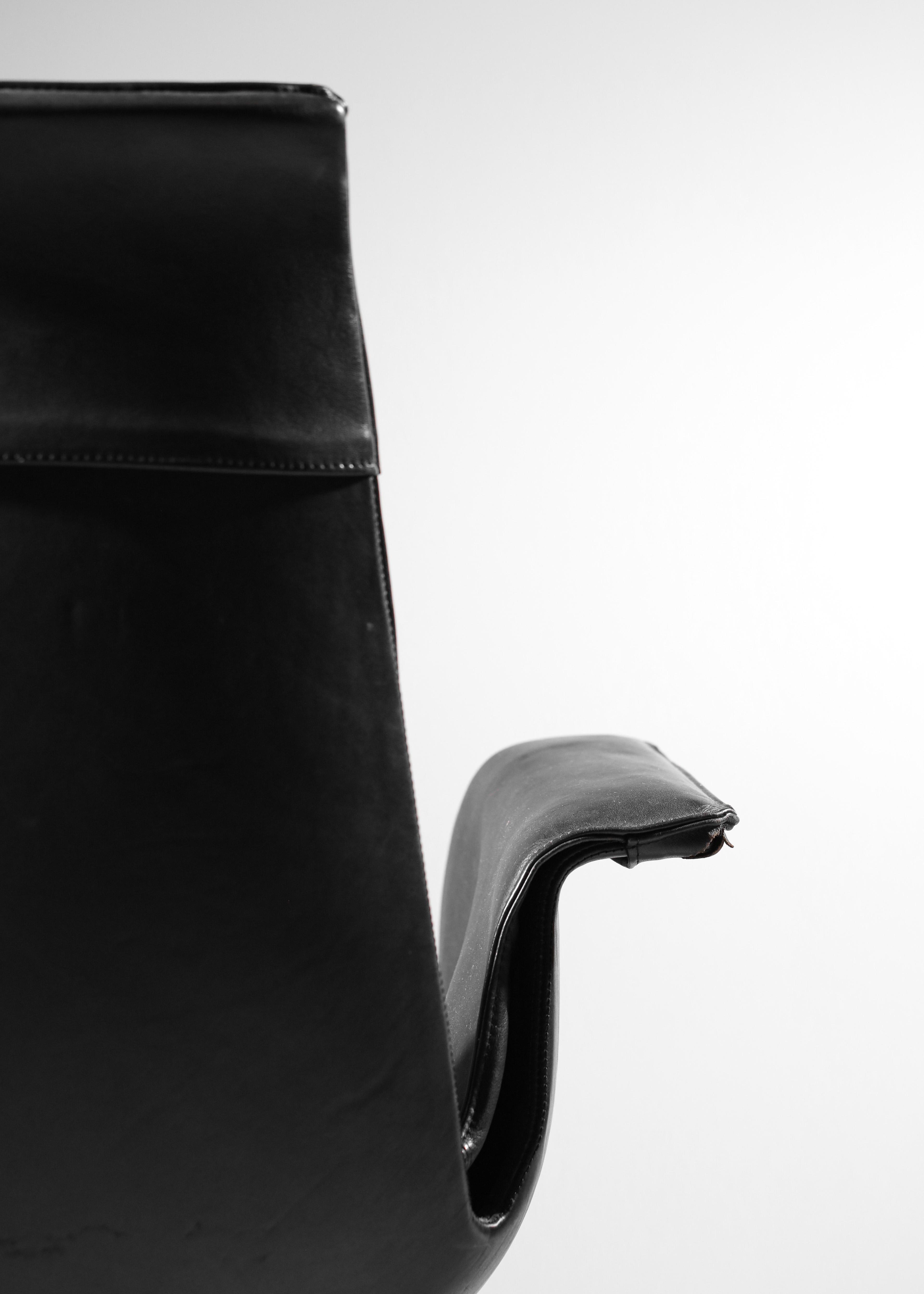 Danish office chair Preben Fabricius and Jorgen Kastholm for Alfred Kill 9