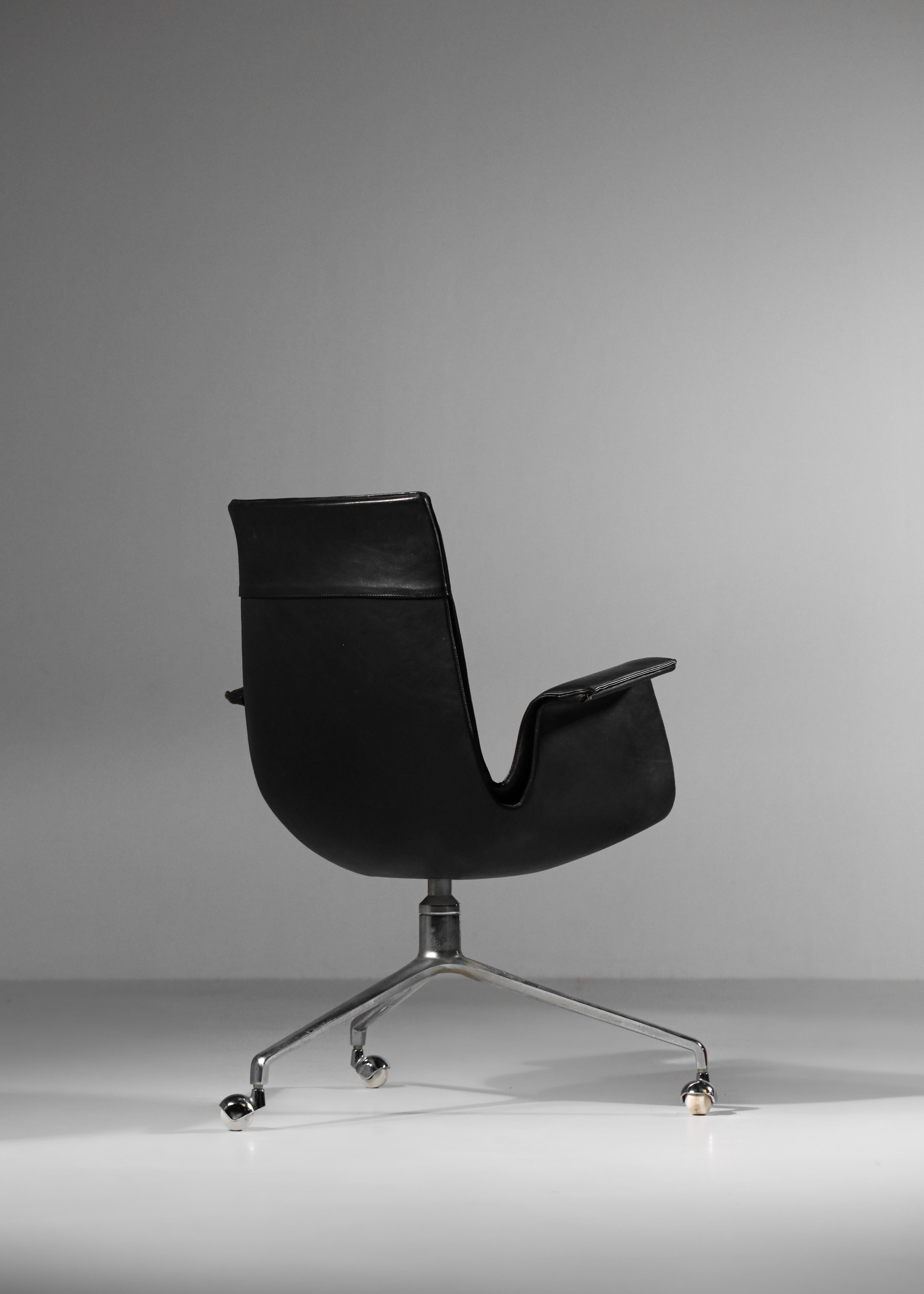 Danish office chair Preben Fabricius and Jorgen Kastholm for Alfred Kill 1