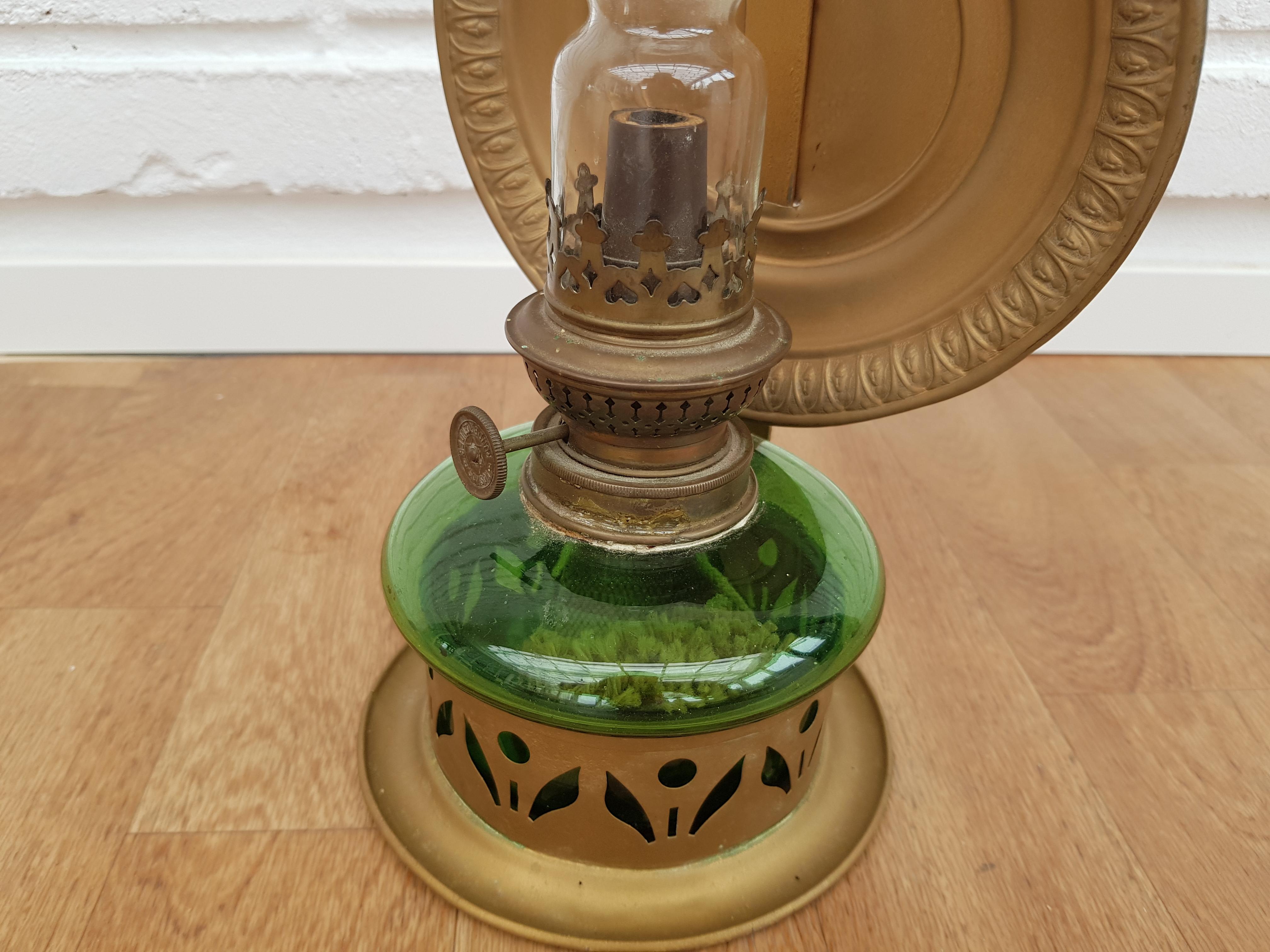 Scandinavian Modern Danish Oil Lamps, Rundbrænder Kosmos, 1960s For Sale