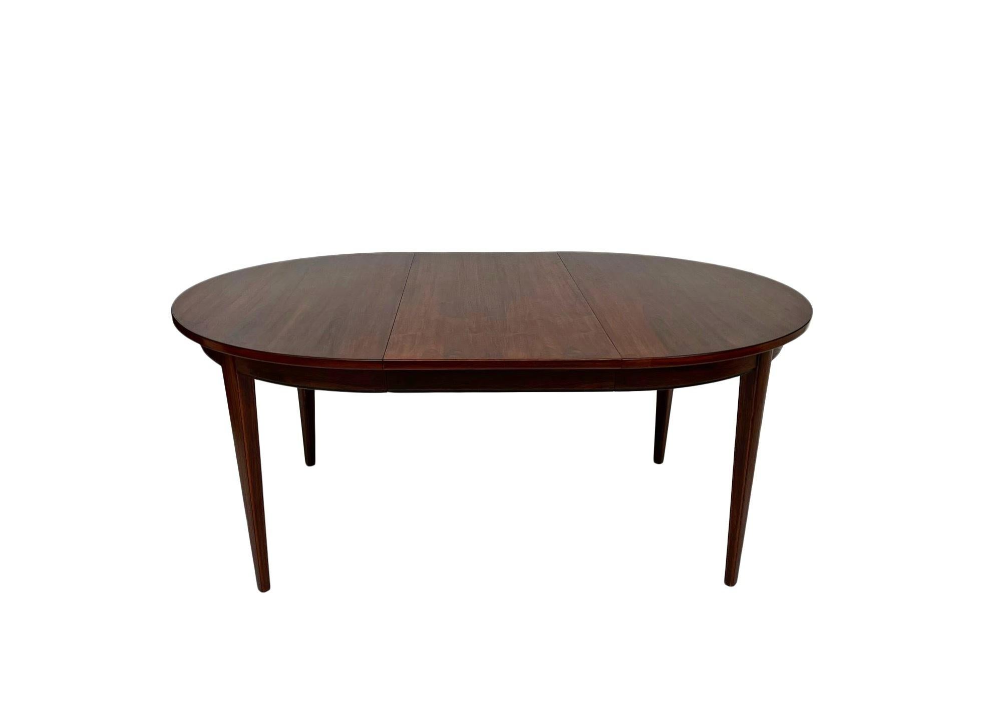 Danish Omann Jun Model 55 Triple Extending Rosewood Dining Table 6