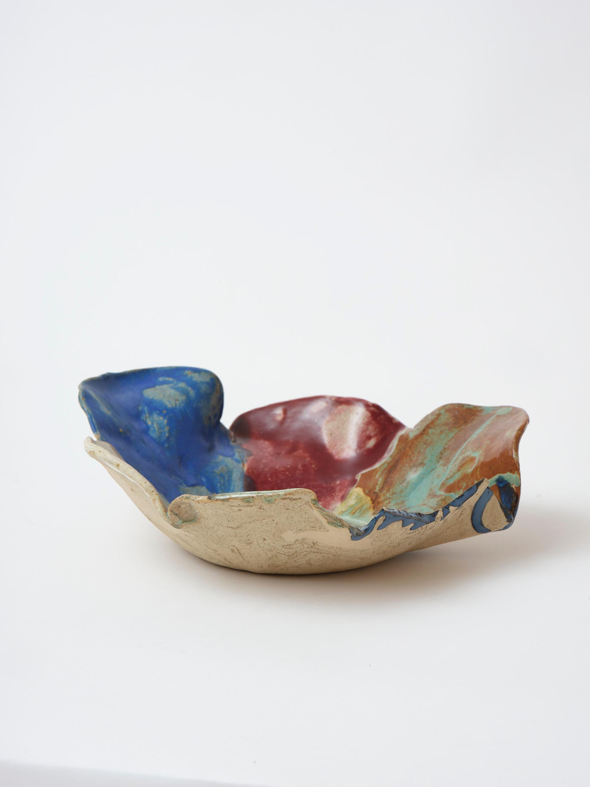 20ième siècle Vase en céramique danois unique en son genre // pièce décorative en vente