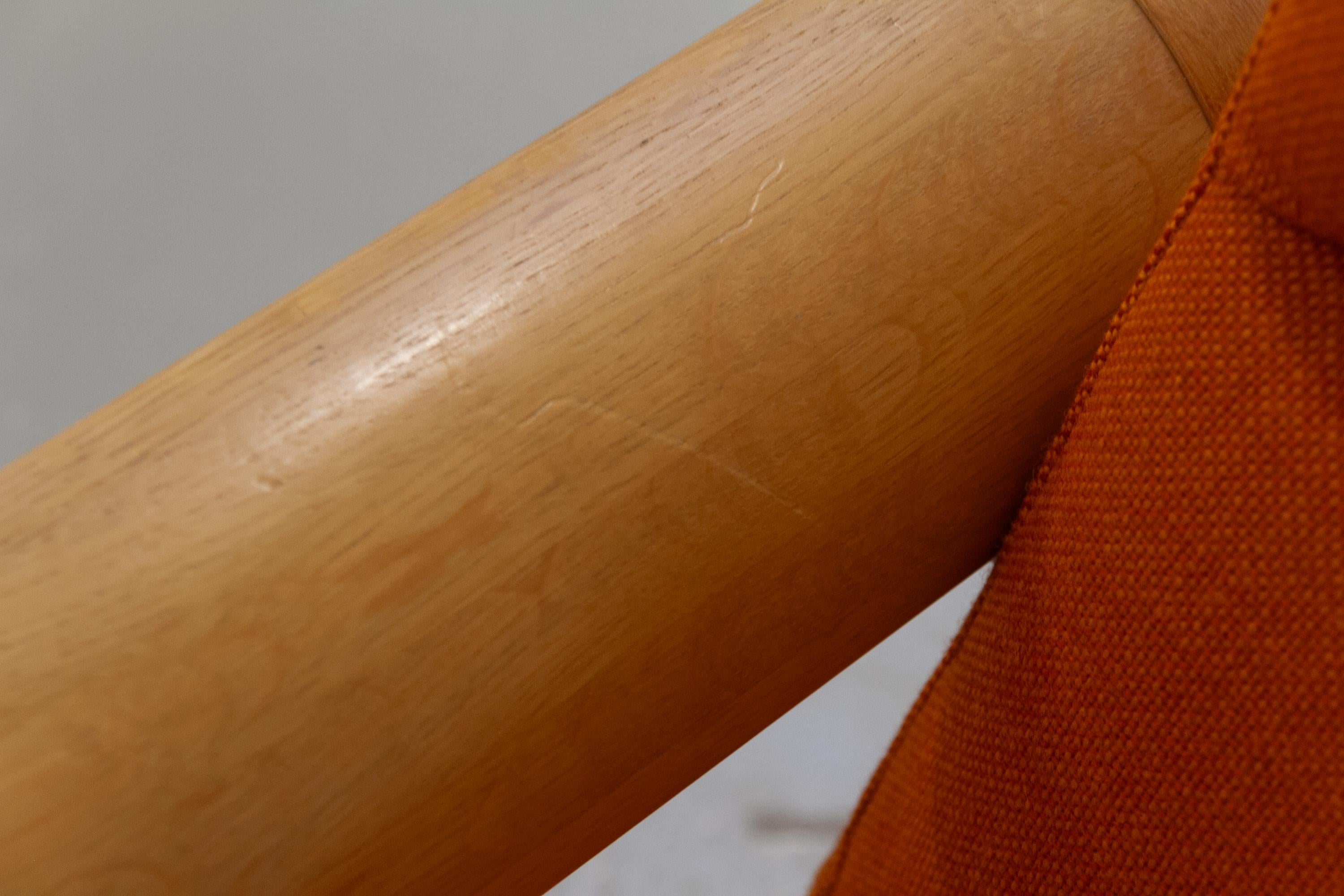 Chaise longue danoise en Oak Oak Botium par Magnus Olesen, 1970. en vente 5