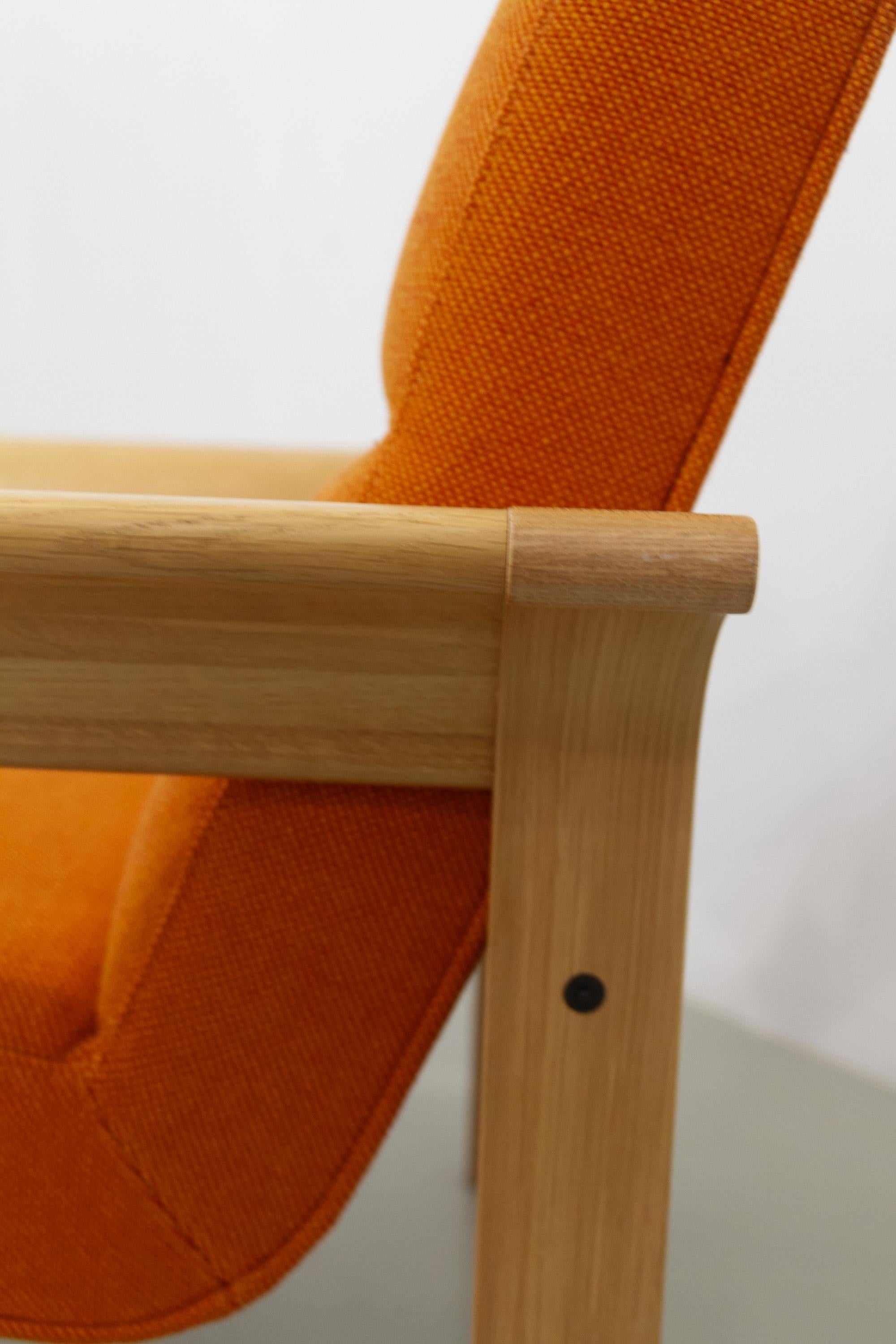 Chaise longue danoise en Oak Oak Botium par Magnus Olesen, 1970. en vente 8