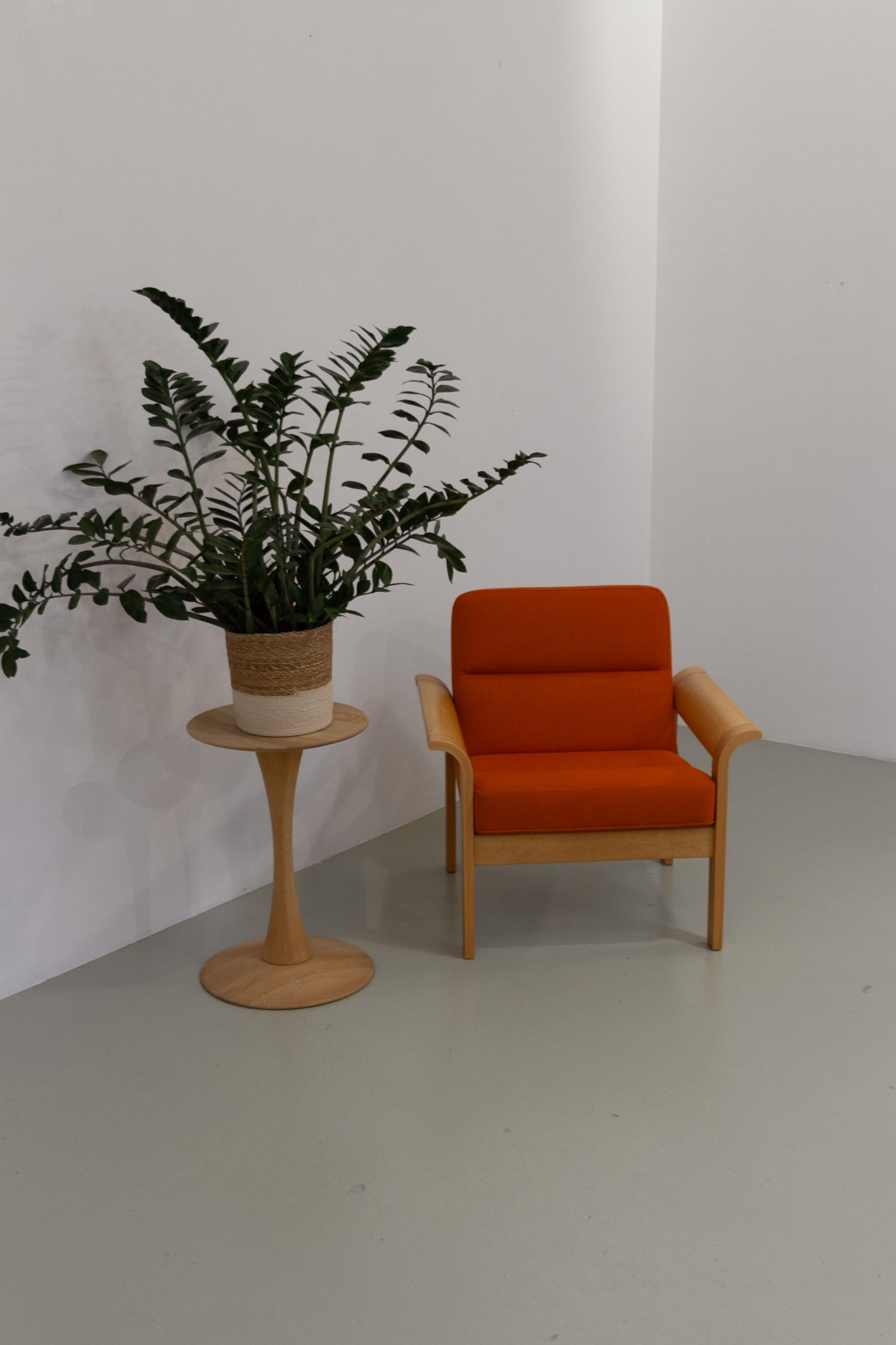 Chaise longue danoise en Oak Oak Botium par Magnus Olesen, 1970. en vente 11