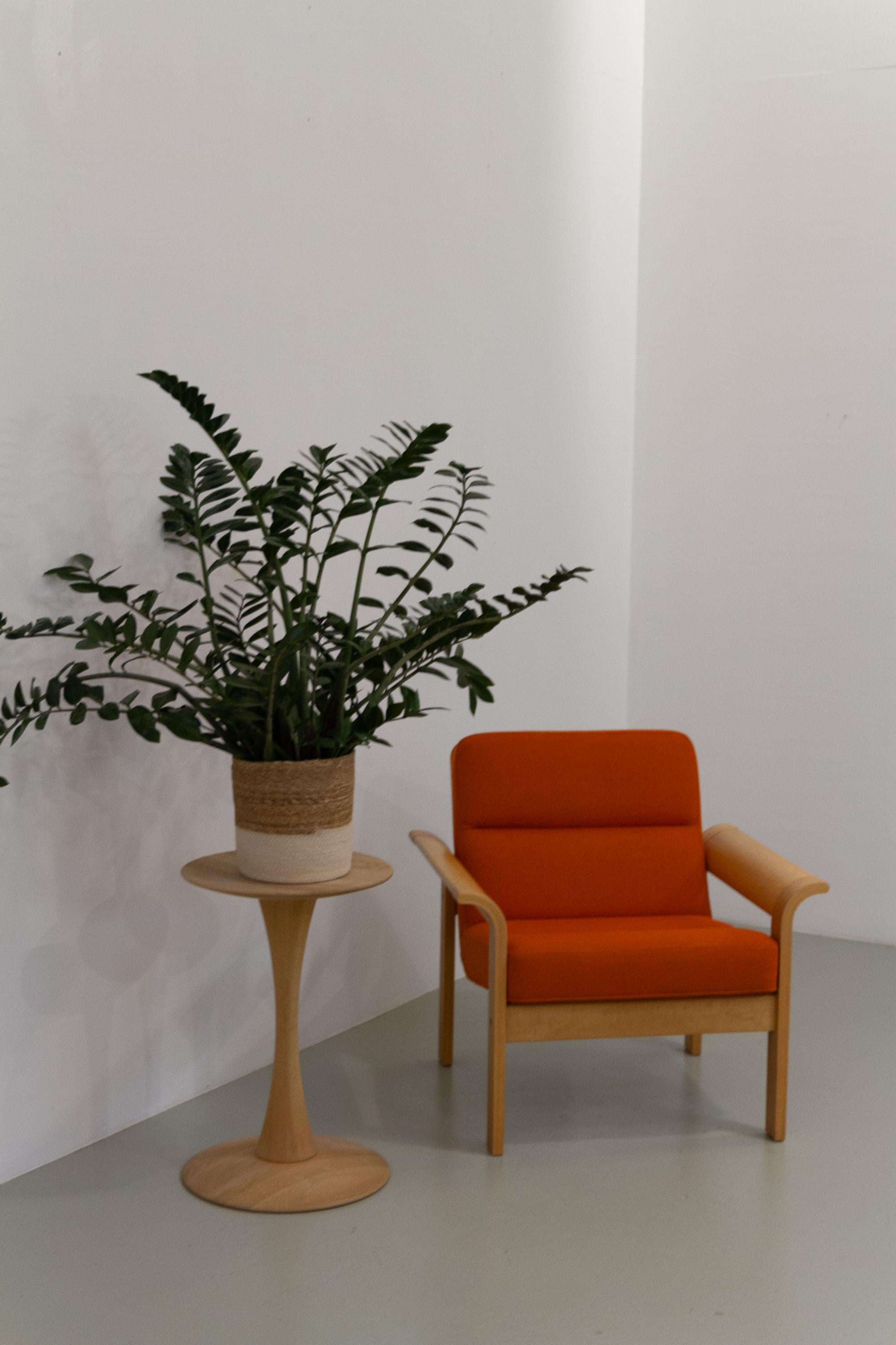 Chaise longue danoise en Oak Oak Botium par Magnus Olesen, 1970. en vente 12