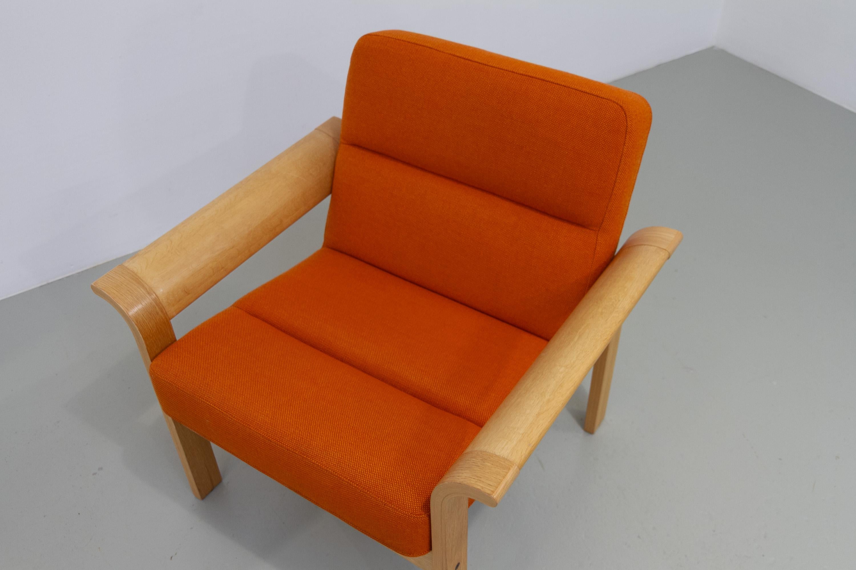 Chaise longue danoise en Oak Oak Botium par Magnus Olesen, 1970. en vente 2