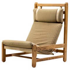 Vintage Danish Oregon Pine Sling Chair