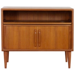 Danish Organic Teak Record Player Cabinet by Dyrlund