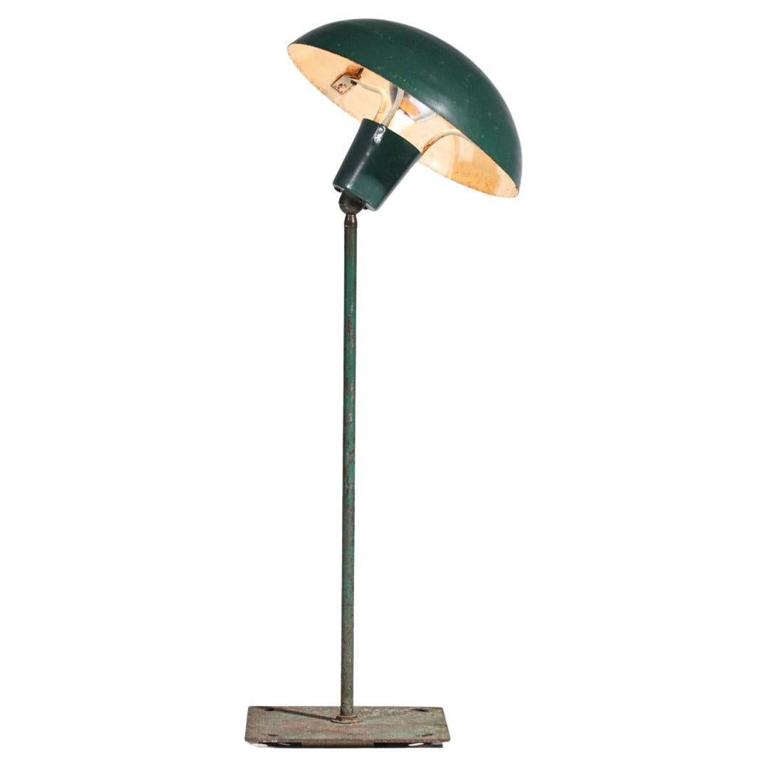 Lampe de table d'extérieur danoise en métal laqué style Poul Hennigsen des années 50 en vente