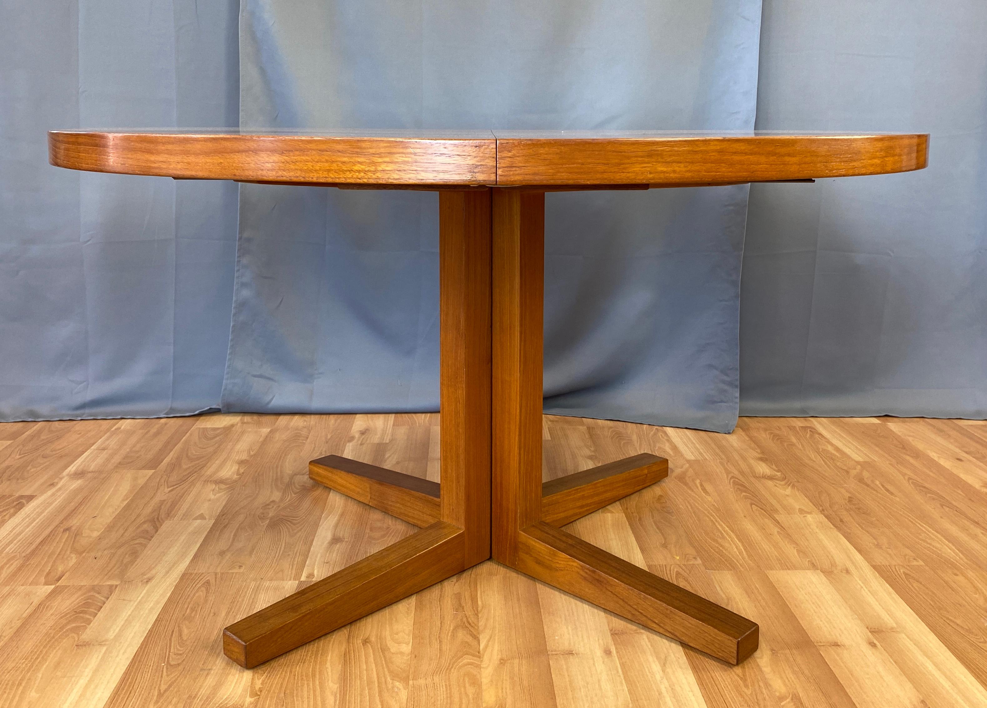 Scandinavian Modern Danish Oval Dining Table by John Mortensen for Heltborg Møbler