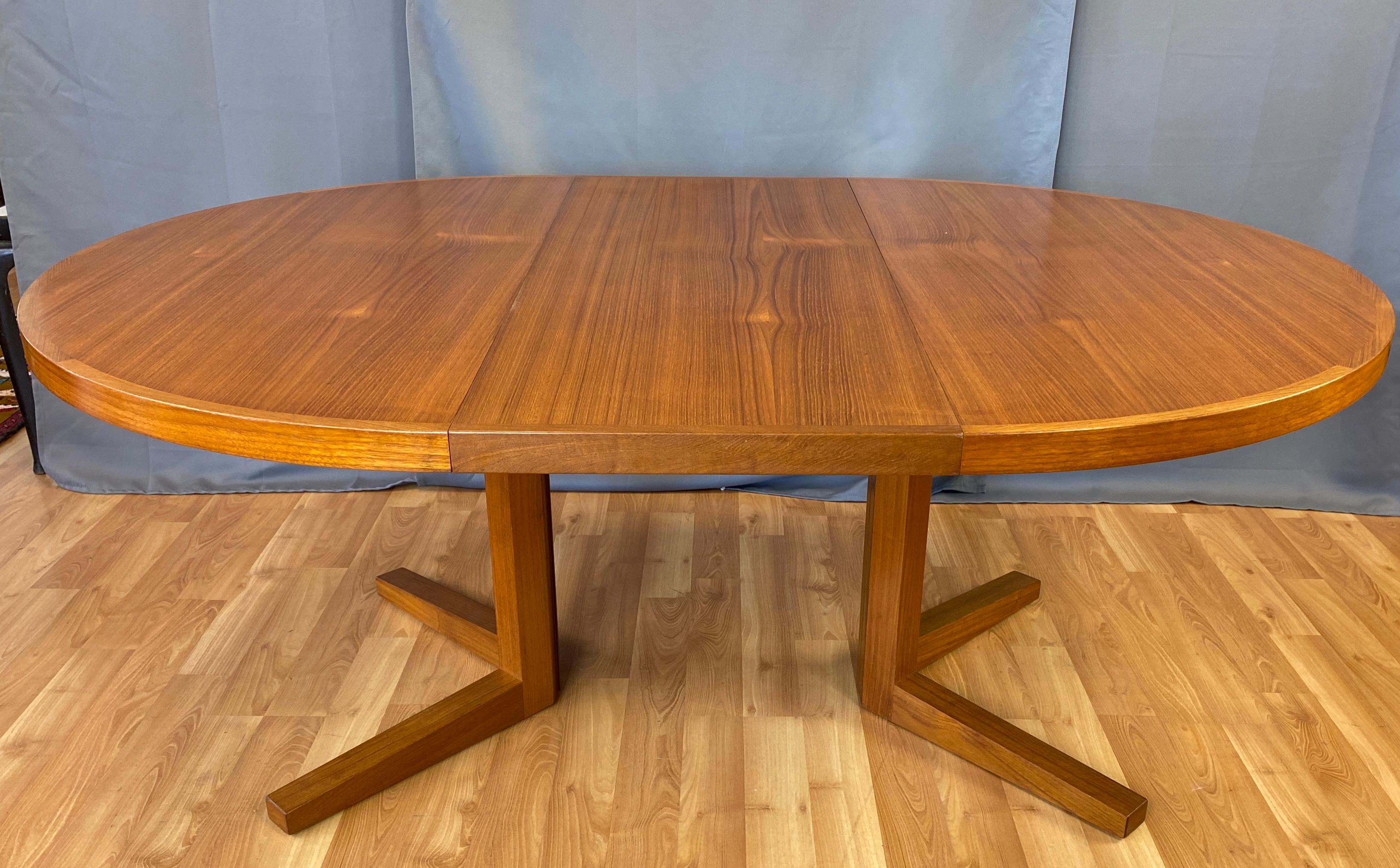 Danish Oval Dining Table by John Mortensen for Heltborg Møbler 1