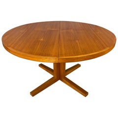 Danish Oval Dining Table by John Mortensen for Heltborg Møbler