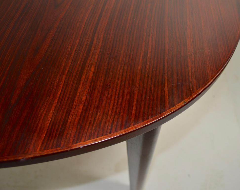 Scandinavian Modern Danish Oval Rosewood Dining Table by AM Mobler