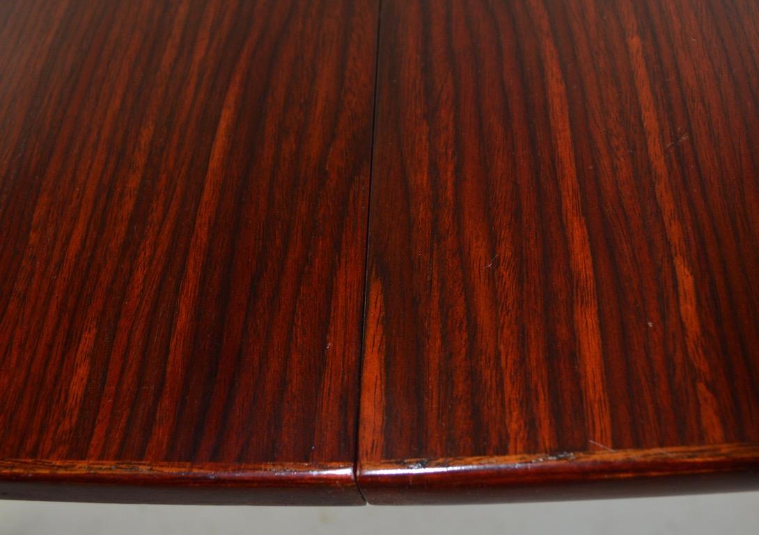 Danish Oval Rosewood Dining Table by AM Mobler In Good Condition In New York, NY