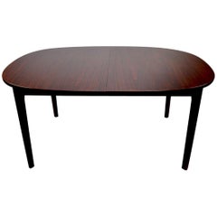 Danish Oval Rosewood Dining Table by AM Mobler