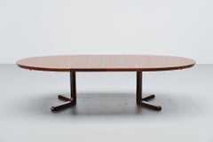 Danish Oval Rosewood Dining Table, Denmark, 1960