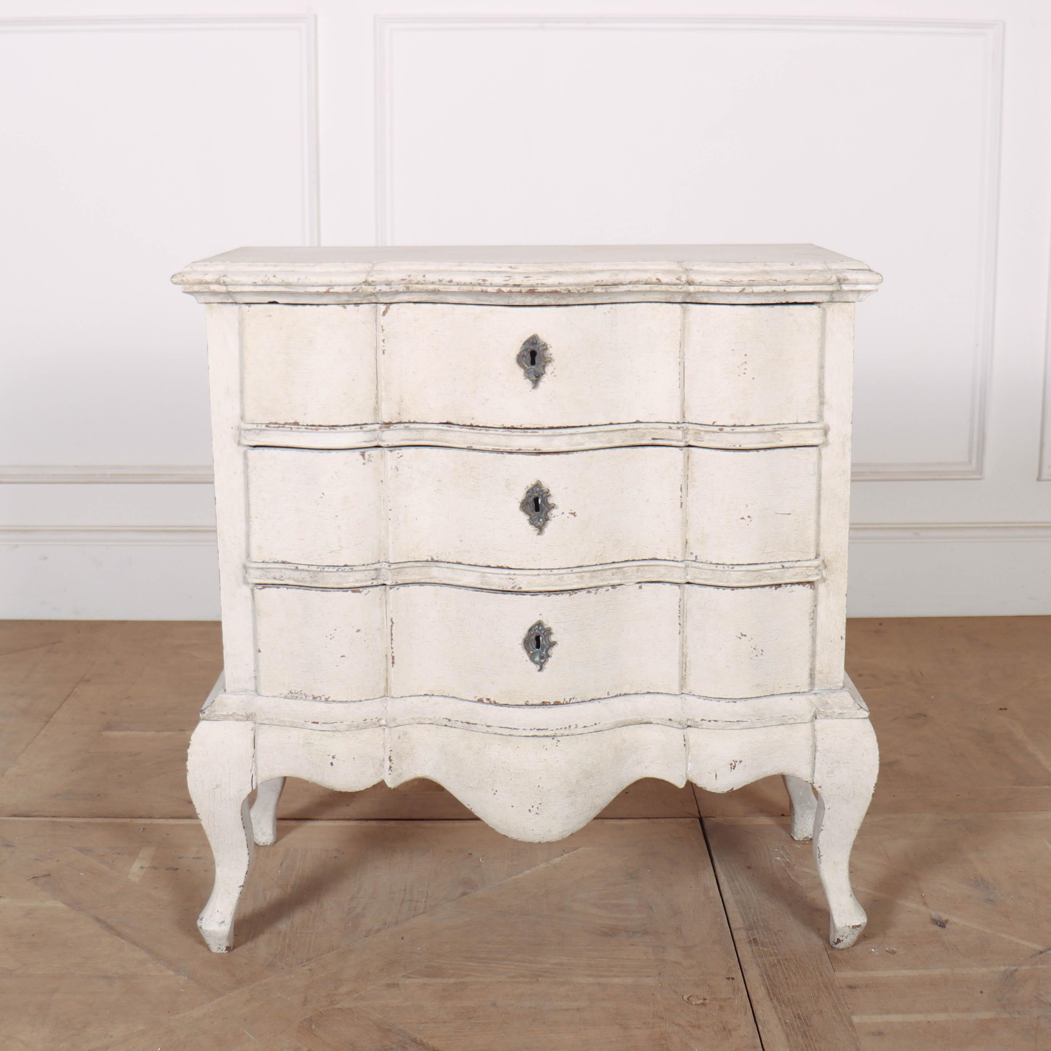 19th Century Danish Painted Bedside Commode For Sale