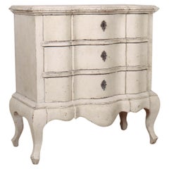 Antique Danish Painted Bedside Commode