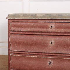 Danish Painted Four Drawer Commode