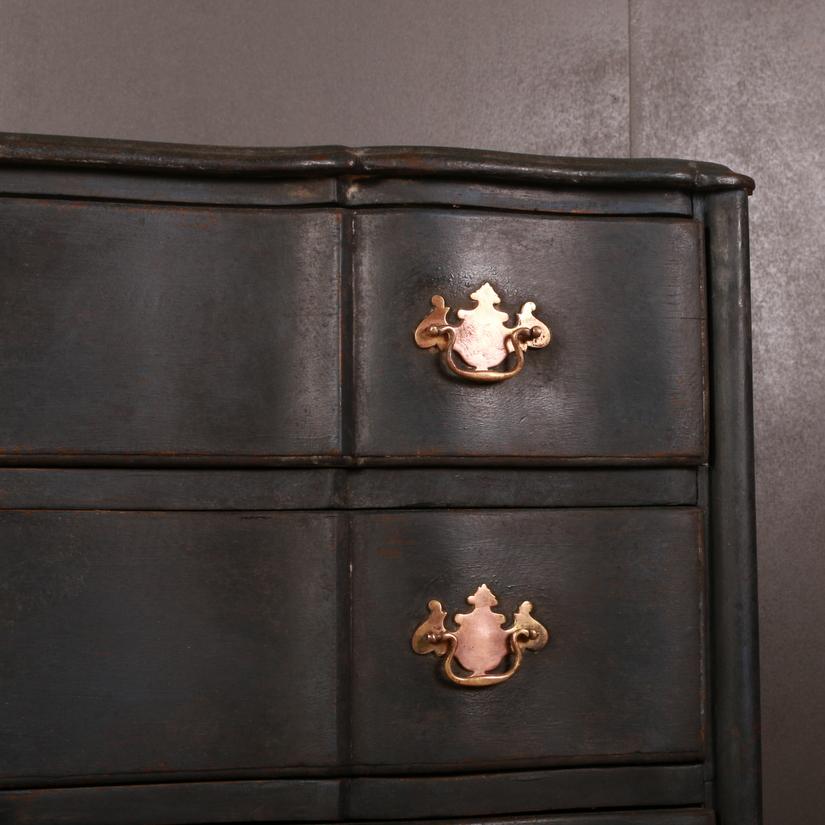 Danish Painted Oak Commode (Handbemalt)