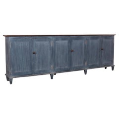 Antique Danish Painted Pine Sideboard