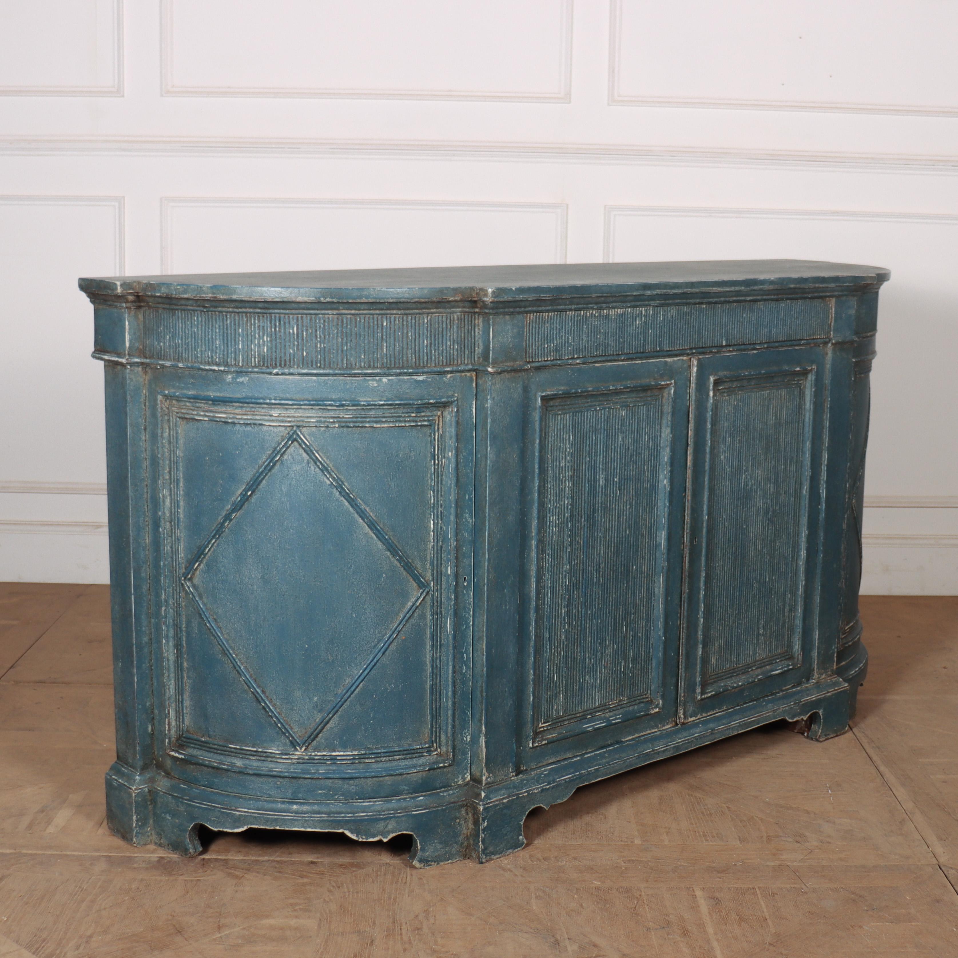 Early 19th C Danish painted pine and oak sideboard with one frieze drawer and cupboard doors below. 1840.

Reference: 8173

Dimensions
72 inches (183 cms) Wide
21.5 inches (55 cms) Deep
37 inches (94 cms) High