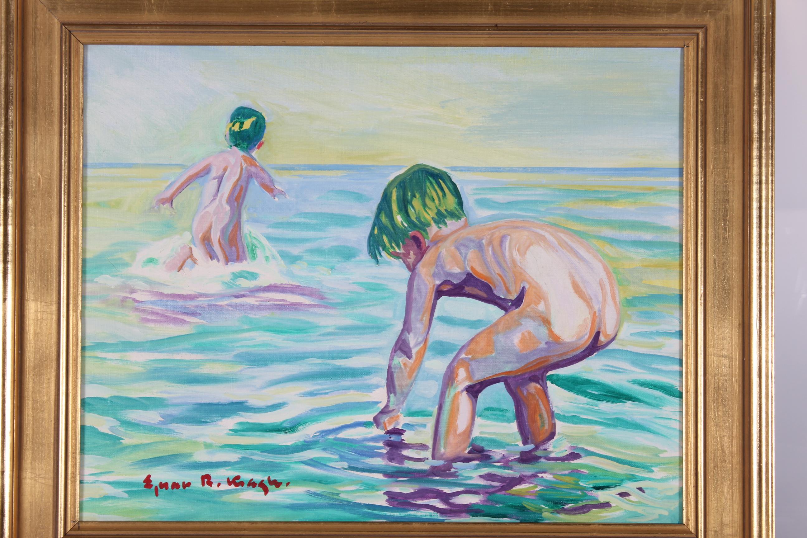 L'artiste danois Ejnar R. Kragh (1903-1981) est né à Nykøbing Falster.
Kragh a été l'élève de Carl Schwenn et de Svend Lindstrøm.
et étudiant à l'Académie des Beaux-Arts de Copenhague, 1928-1932.

Peinture à l'huile post impressionniste