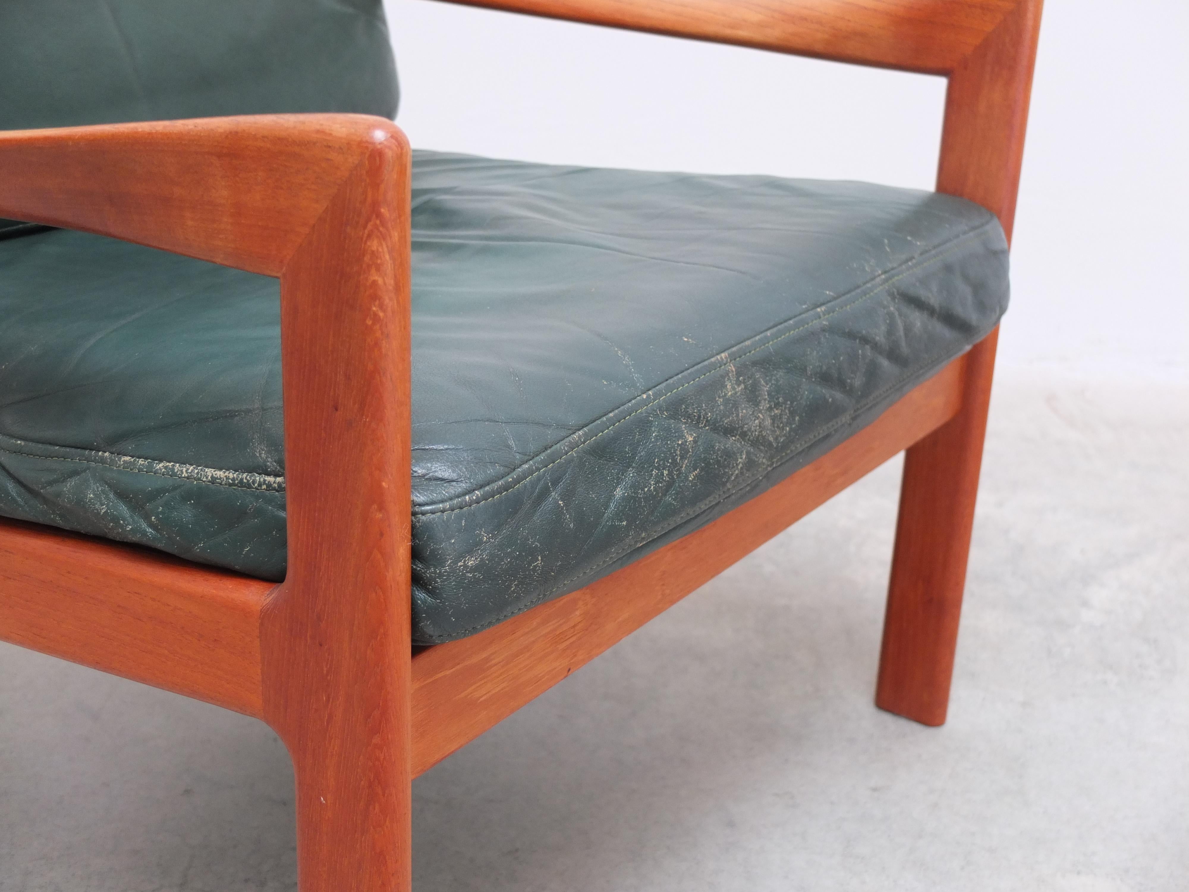 Paire de fauteuils danois par Illum Wikkelsø pour Niels Eilersen, 1960s en vente 9