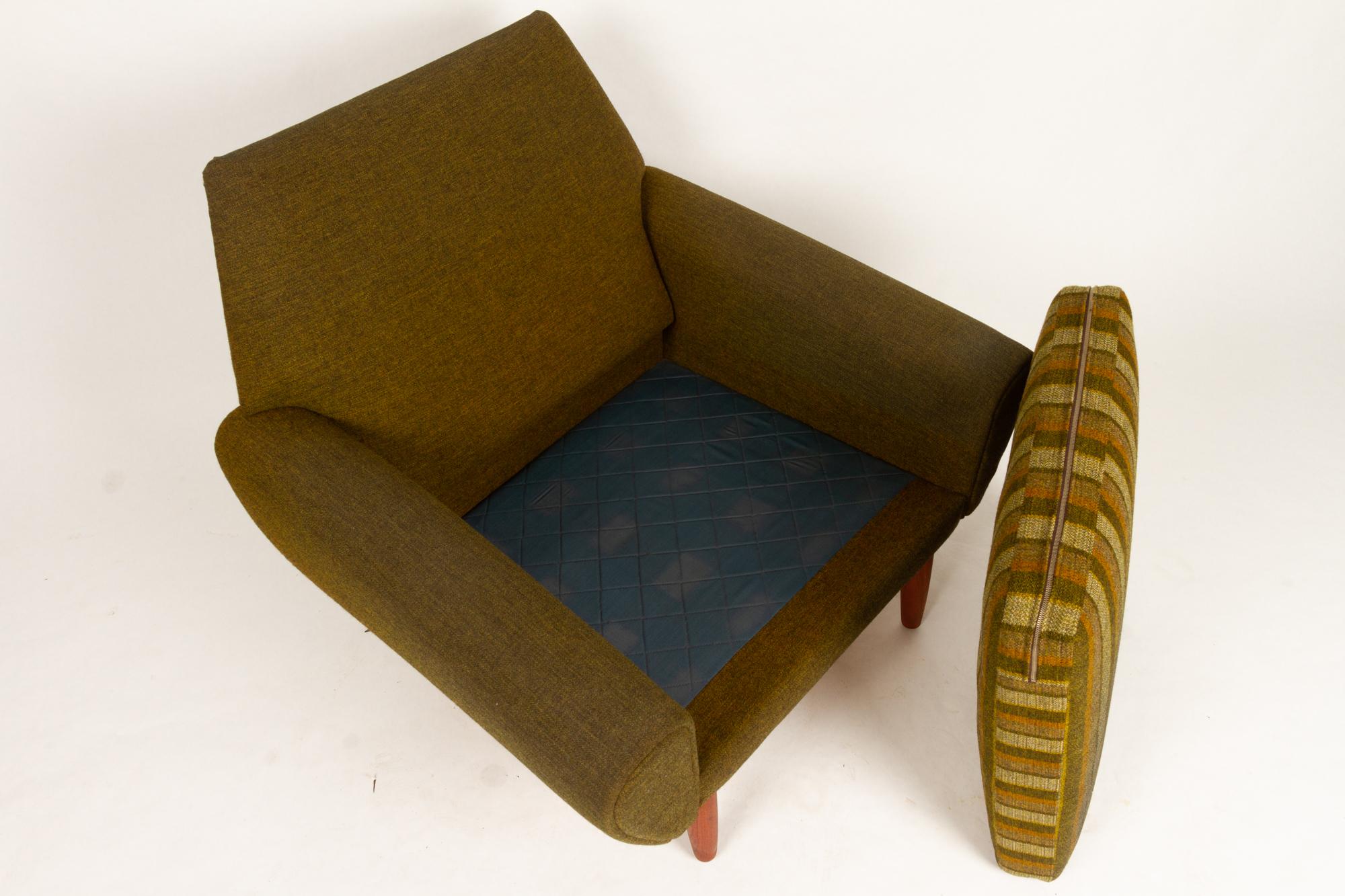 Danish Pair of Lounge Chairs by Kurt Østervig, 1960s 10