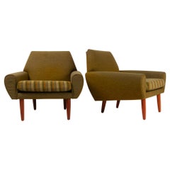 Danish Pair of Lounge Chairs by Kurt Østervig, 1960s