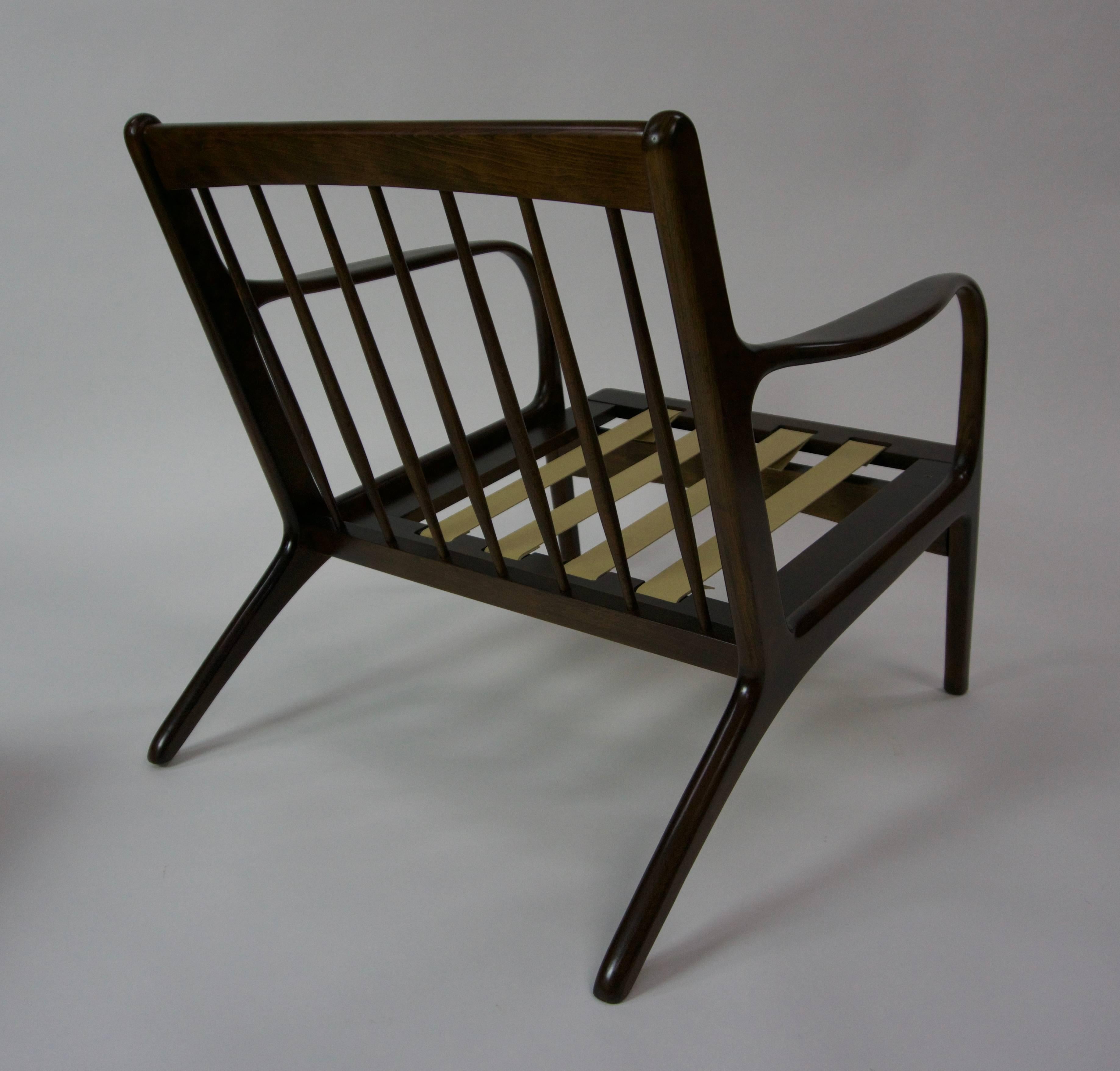 Mid-20th Century Danish Pair of Lounge Chairs For Sale