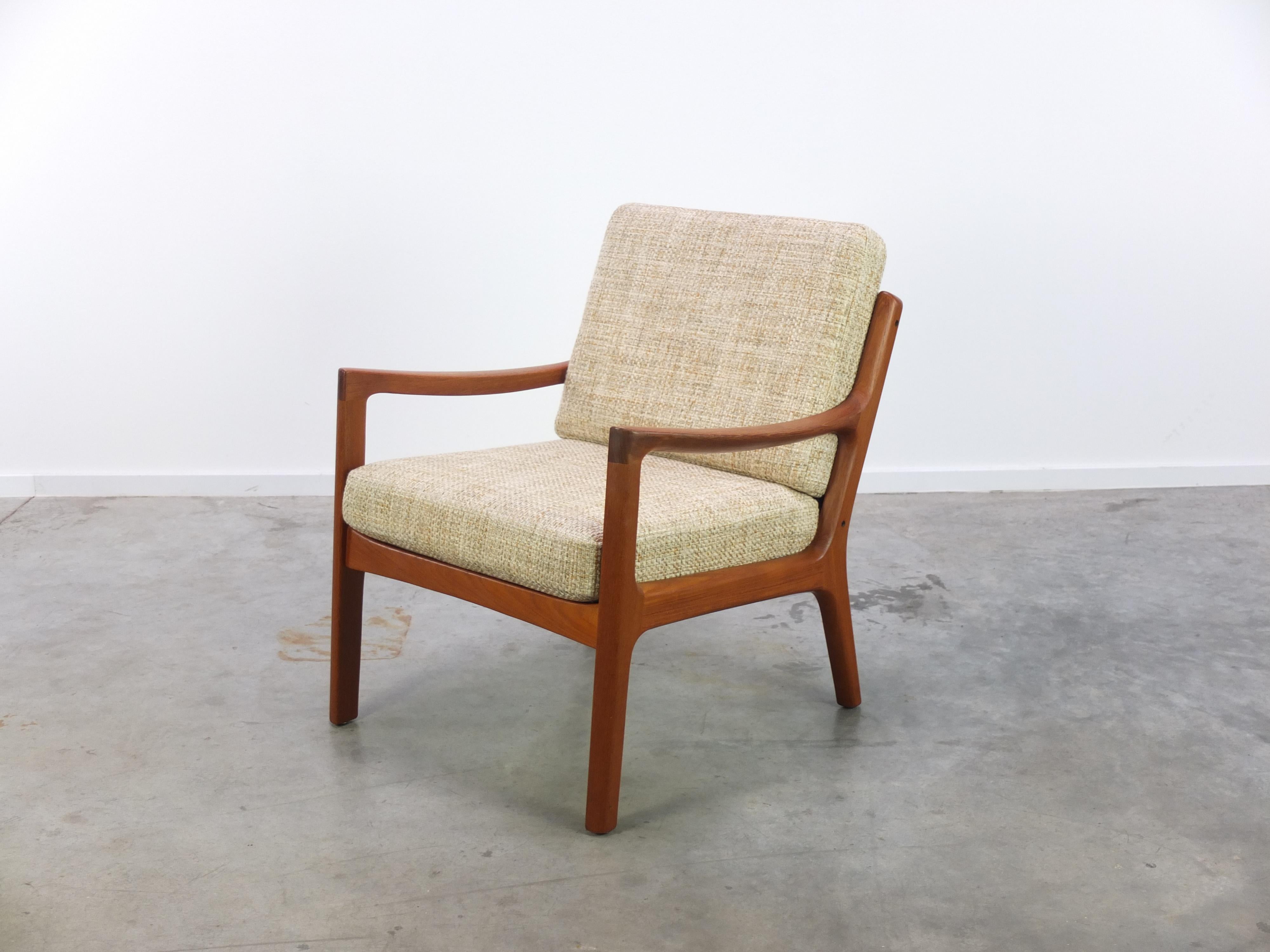 Danish Pair of 'Senator' Easy Chairs by Ole Wanscher for Cado, 1951 4