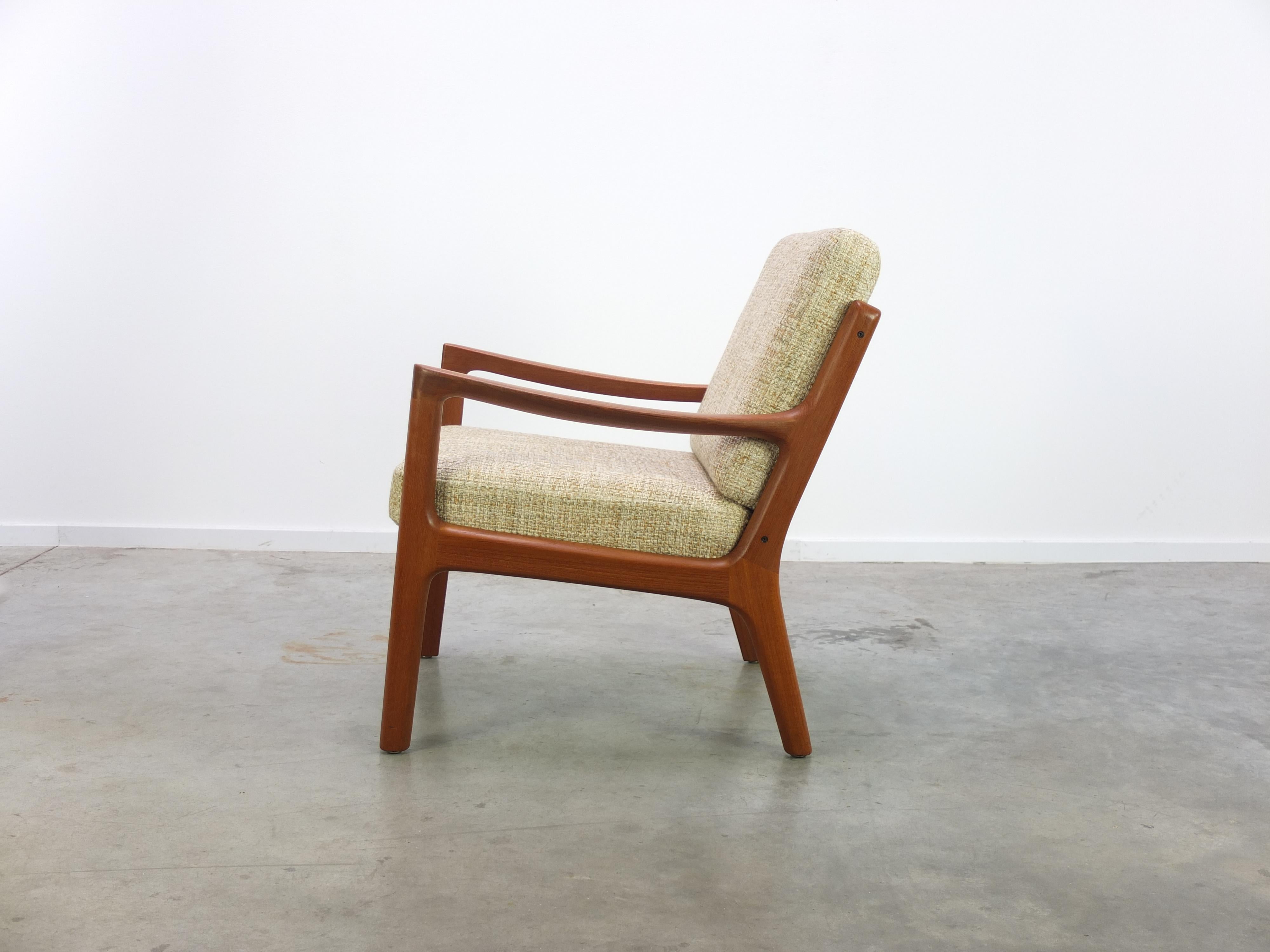 Danish Pair of 'Senator' Easy Chairs by Ole Wanscher for Cado, 1951 5
