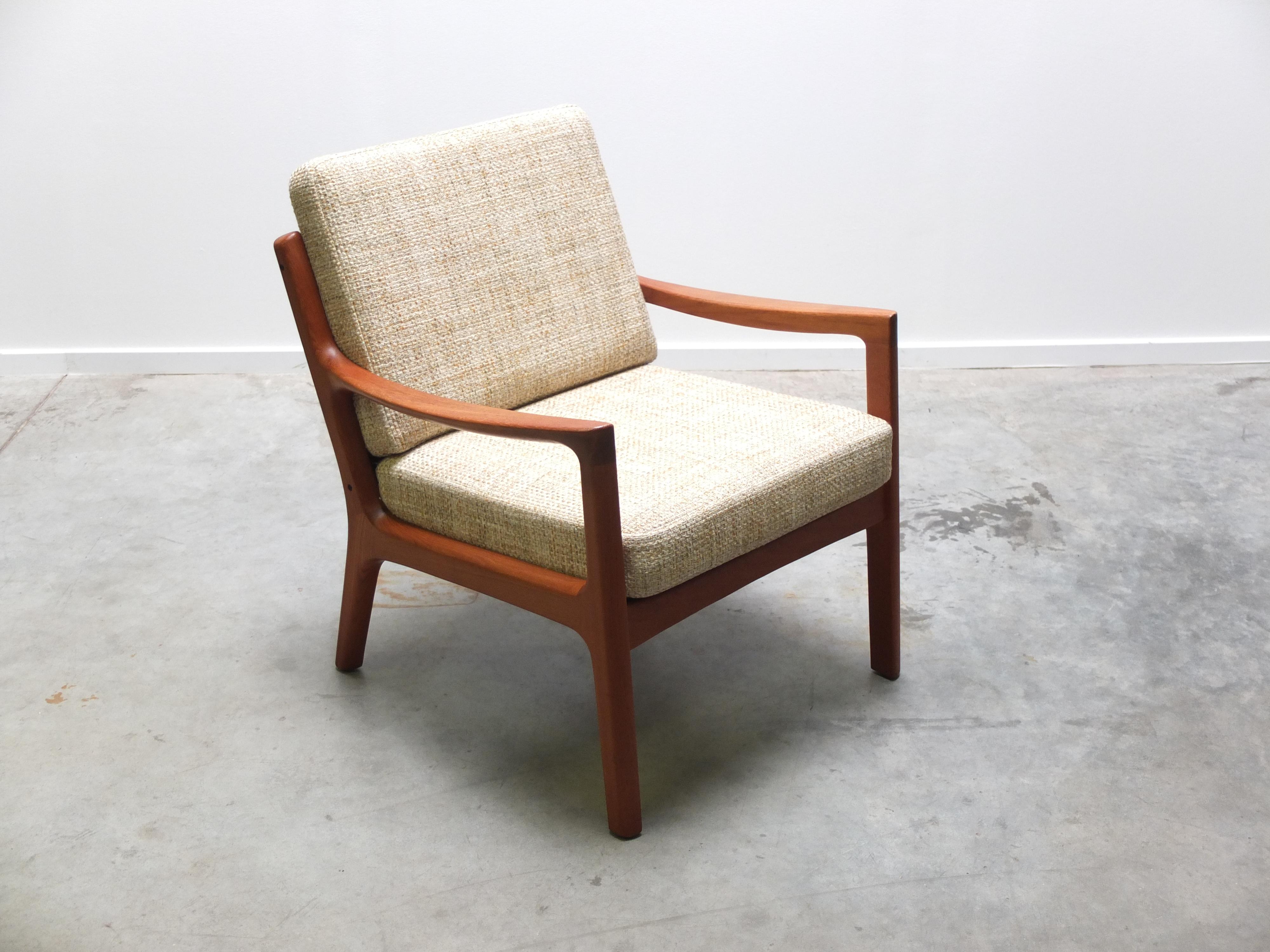 Danish Pair of 'Senator' Easy Chairs by Ole Wanscher for Cado, 1951 7