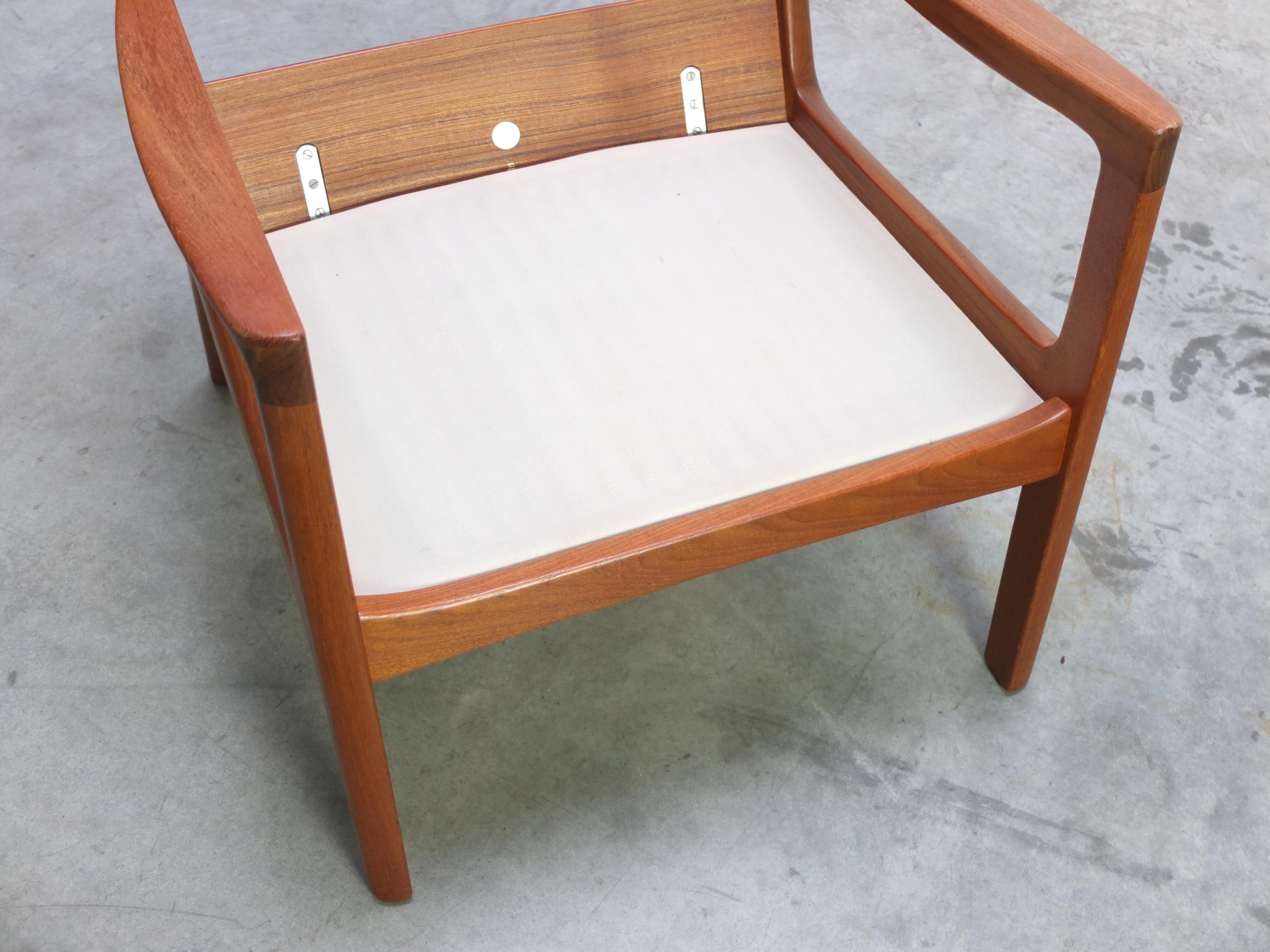 Danish Pair of 'Senator' Easy Chairs by Ole Wanscher for Cado, 1951 11