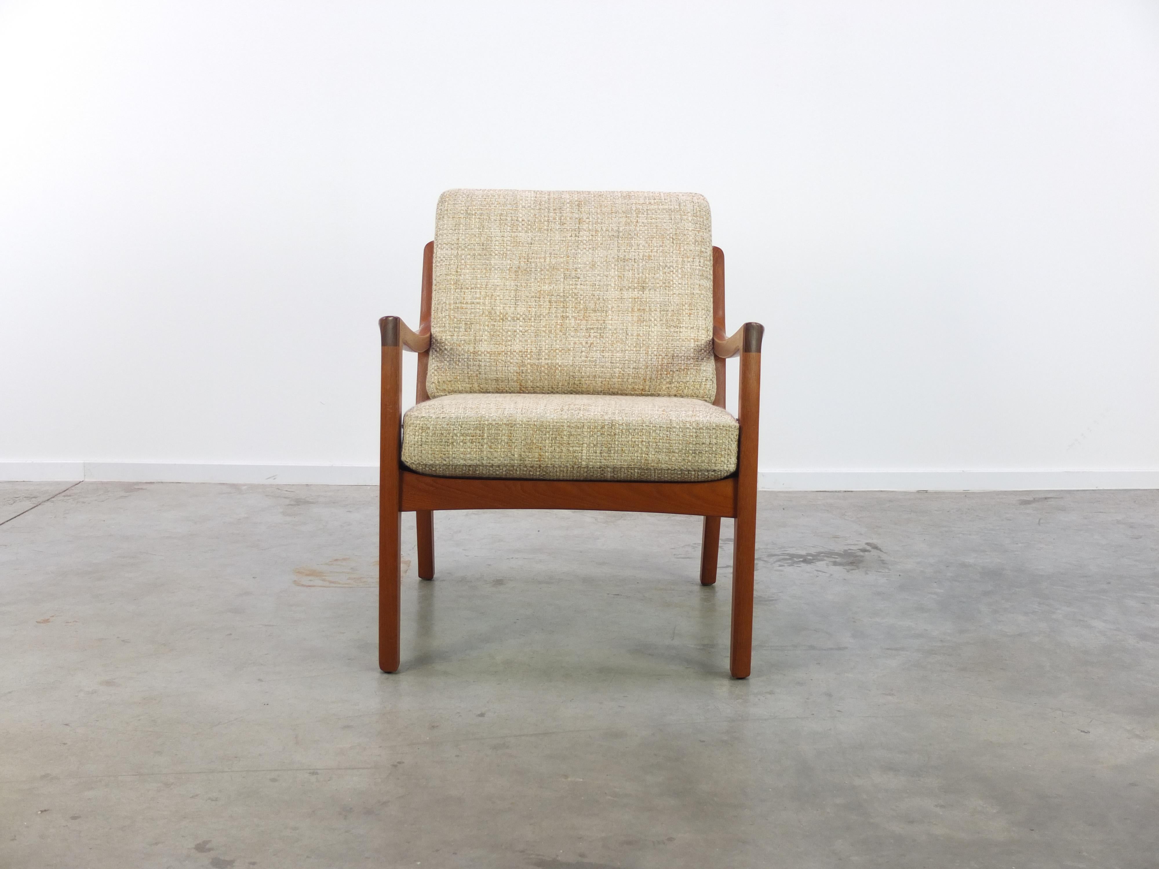 Danish Pair of 'Senator' Easy Chairs by Ole Wanscher for Cado, 1951 2