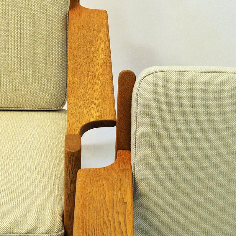 Danish Pair of Teak Armchairs Model 227 by Børge Mogensen, 1960s In Good Condition In Stockholm, SE