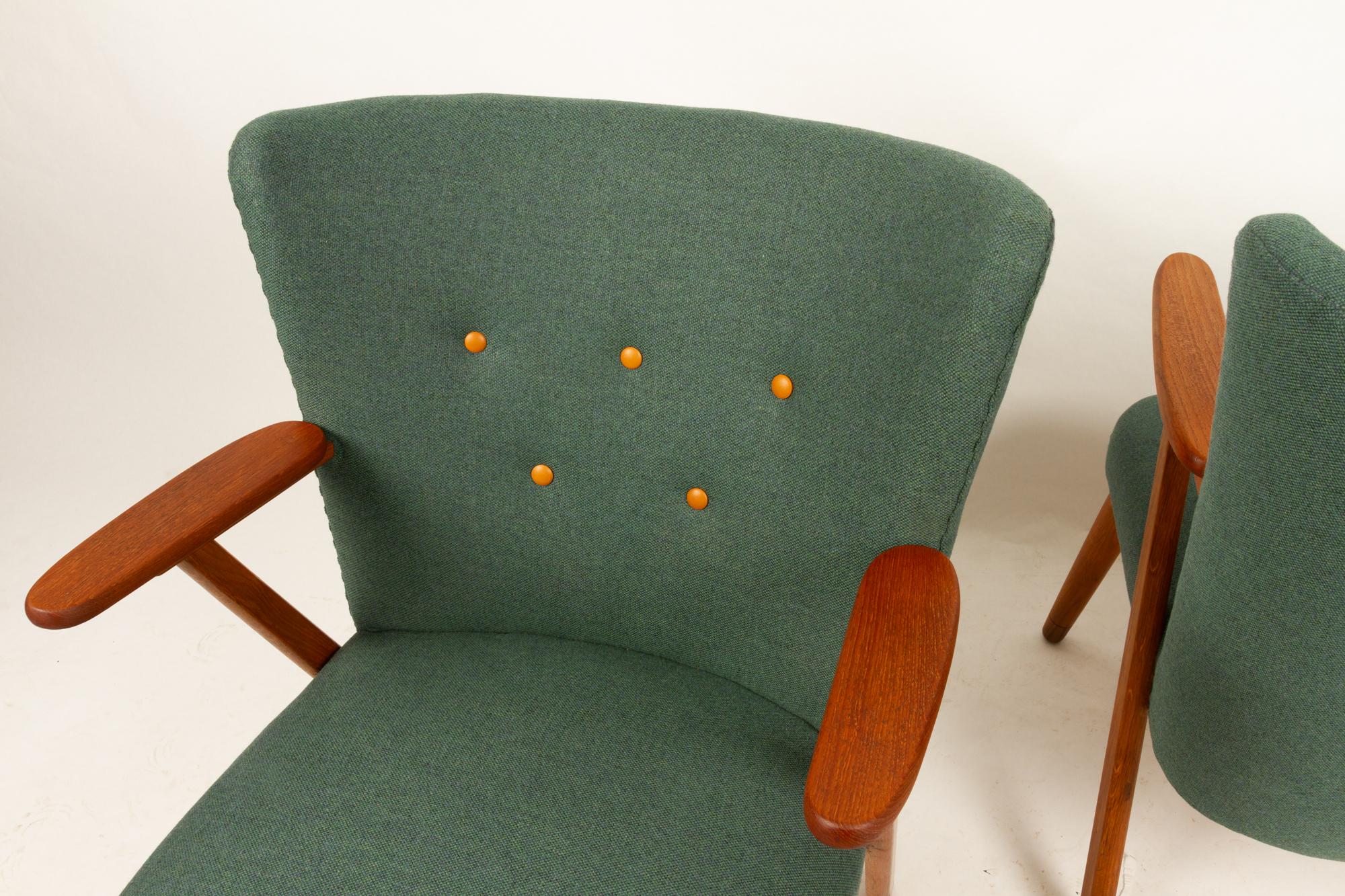 Danish Pair of Vintage Lounge Chairs, 1960s 11