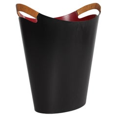 Dänischer Papierkorb von Grethe Kornerup-Bang + Torben Ørskov, Metall + Rohr 1960s