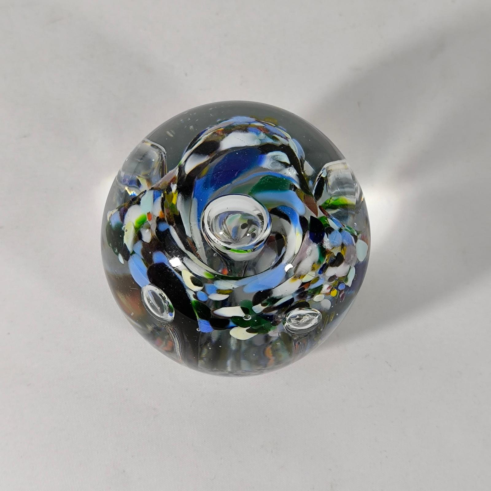 Danish Paperweight Heavy Glass Early 20th Century For Sale 2